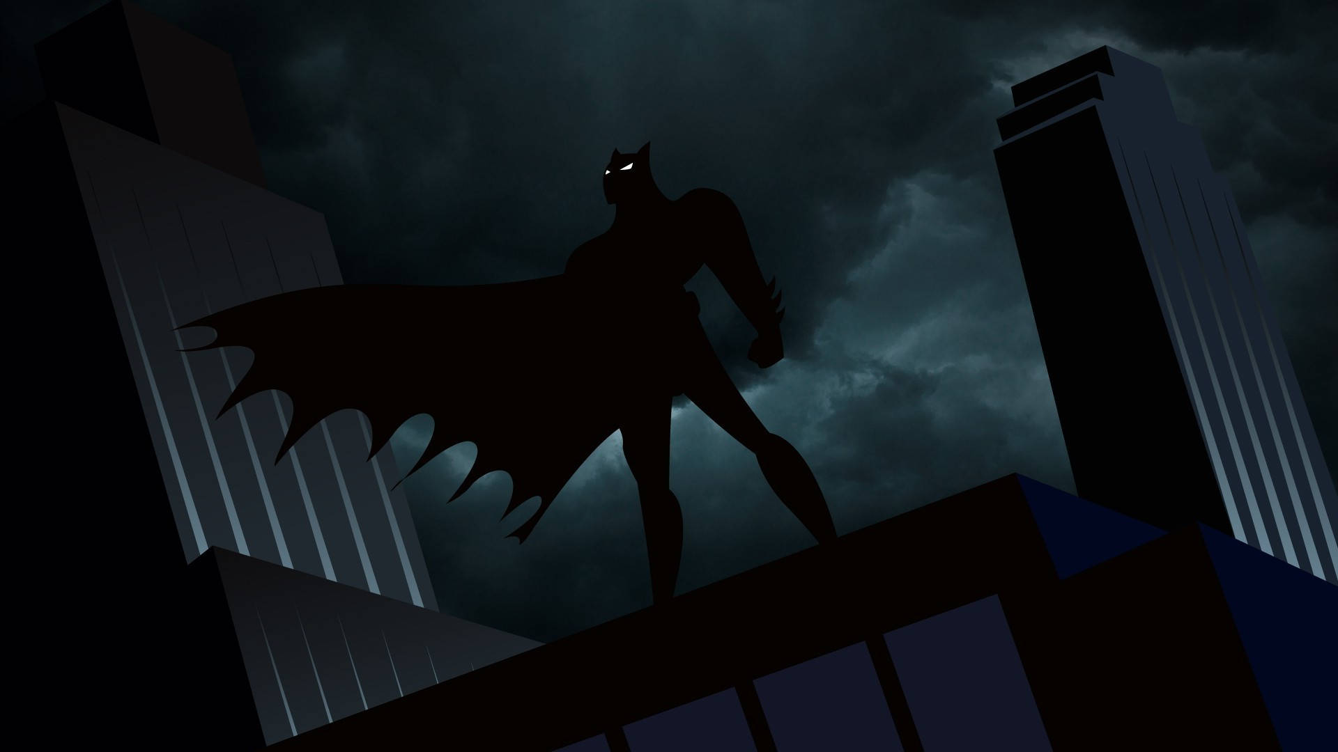 Black Batman Animated Desktop Wallpaper