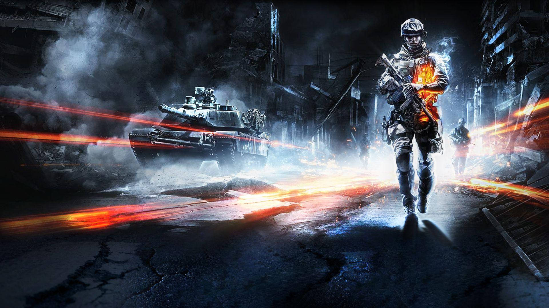 Battlefield 3 War Background Wallpaper