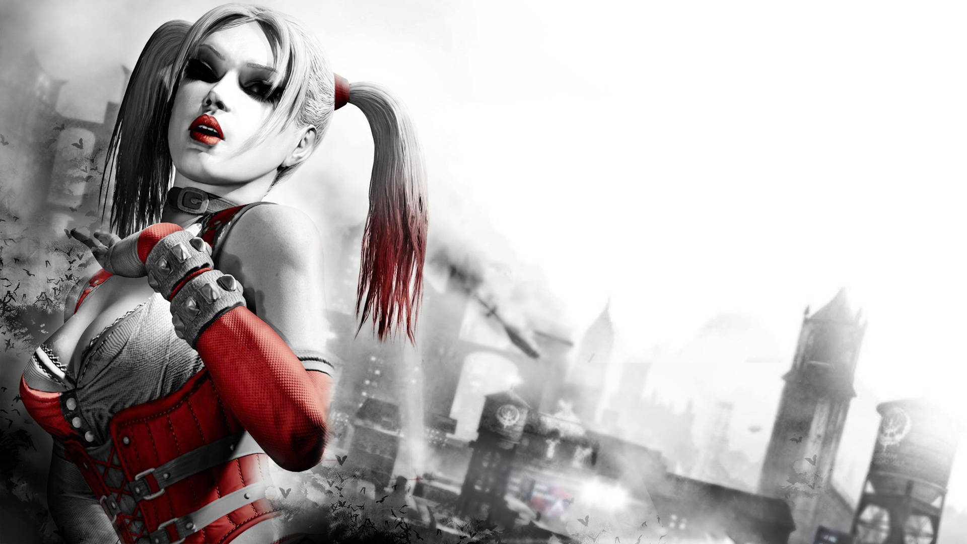 Harley Quinn, the fiery and rebellious leading lady Wallpaper