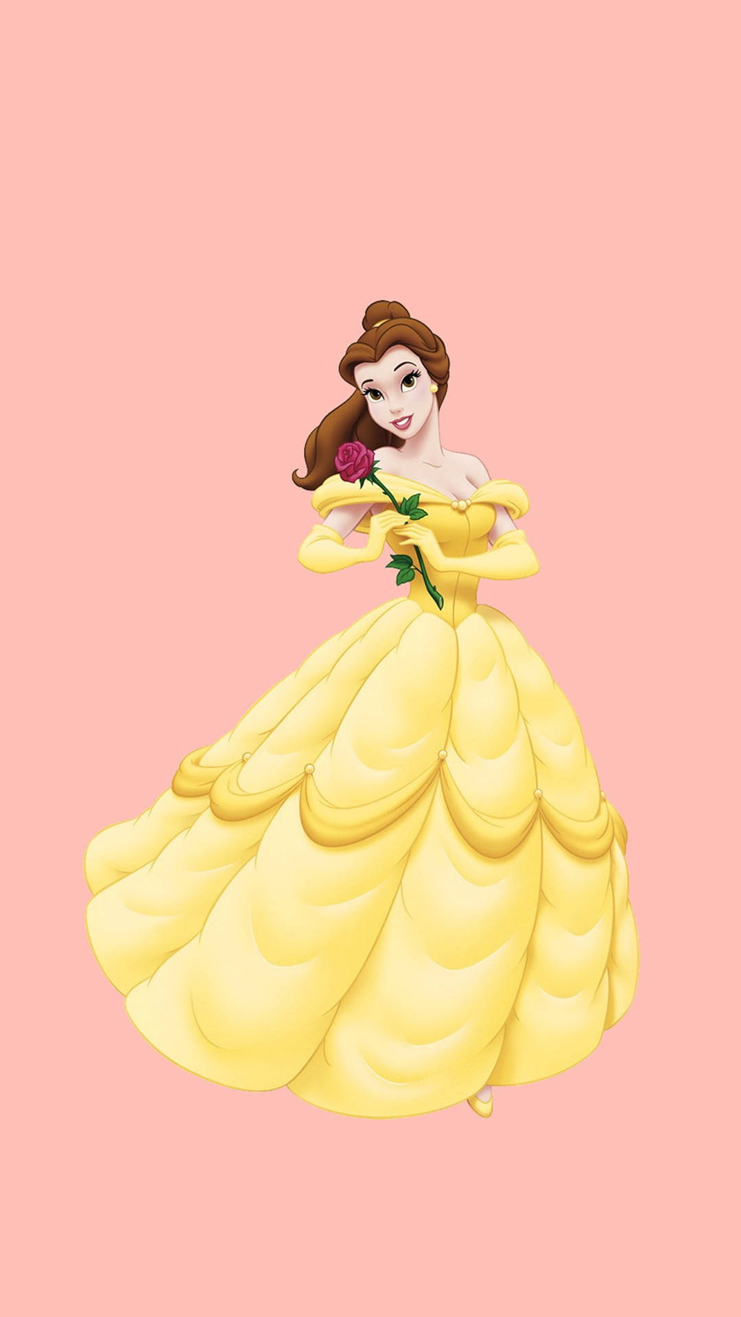 Beauty And The Beast Disney Phone Wallpaper