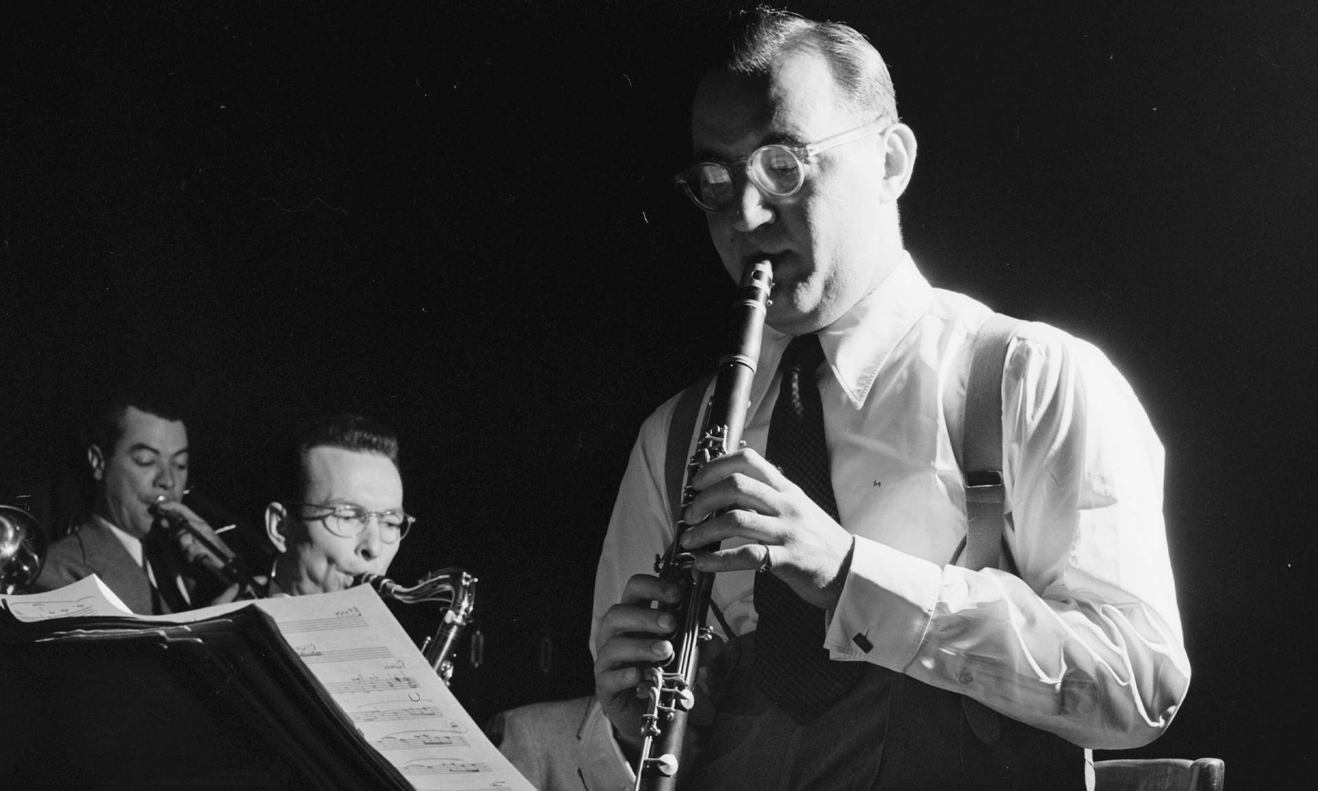 Legendary Jazz Musician Benny Goodman in 1946 Wallpaper