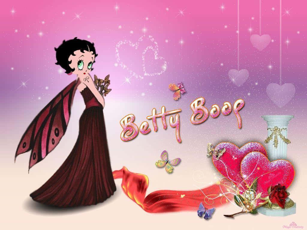 Christmas Joy with Betty Boop Wallpaper