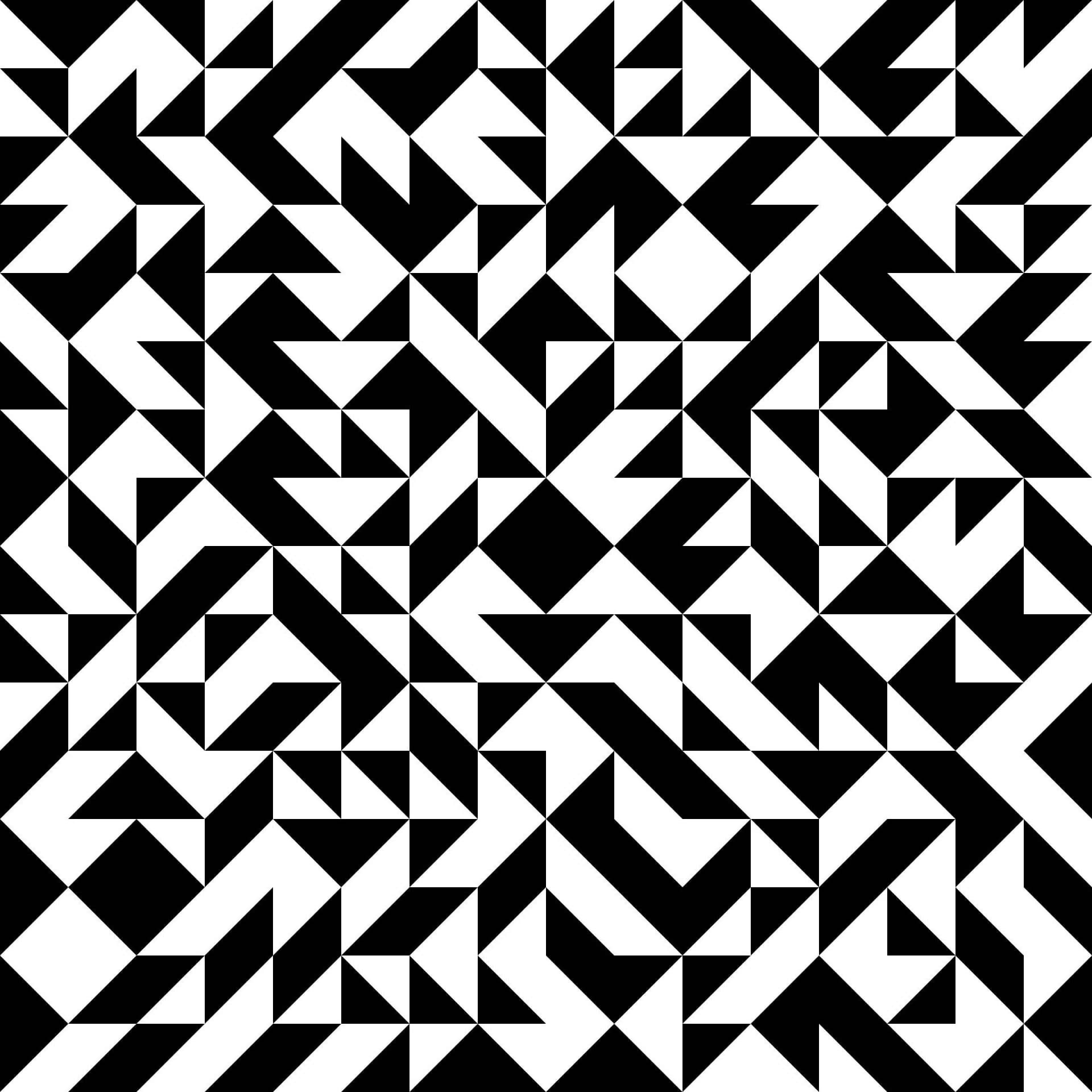 Black And White Geometric Pattern Background