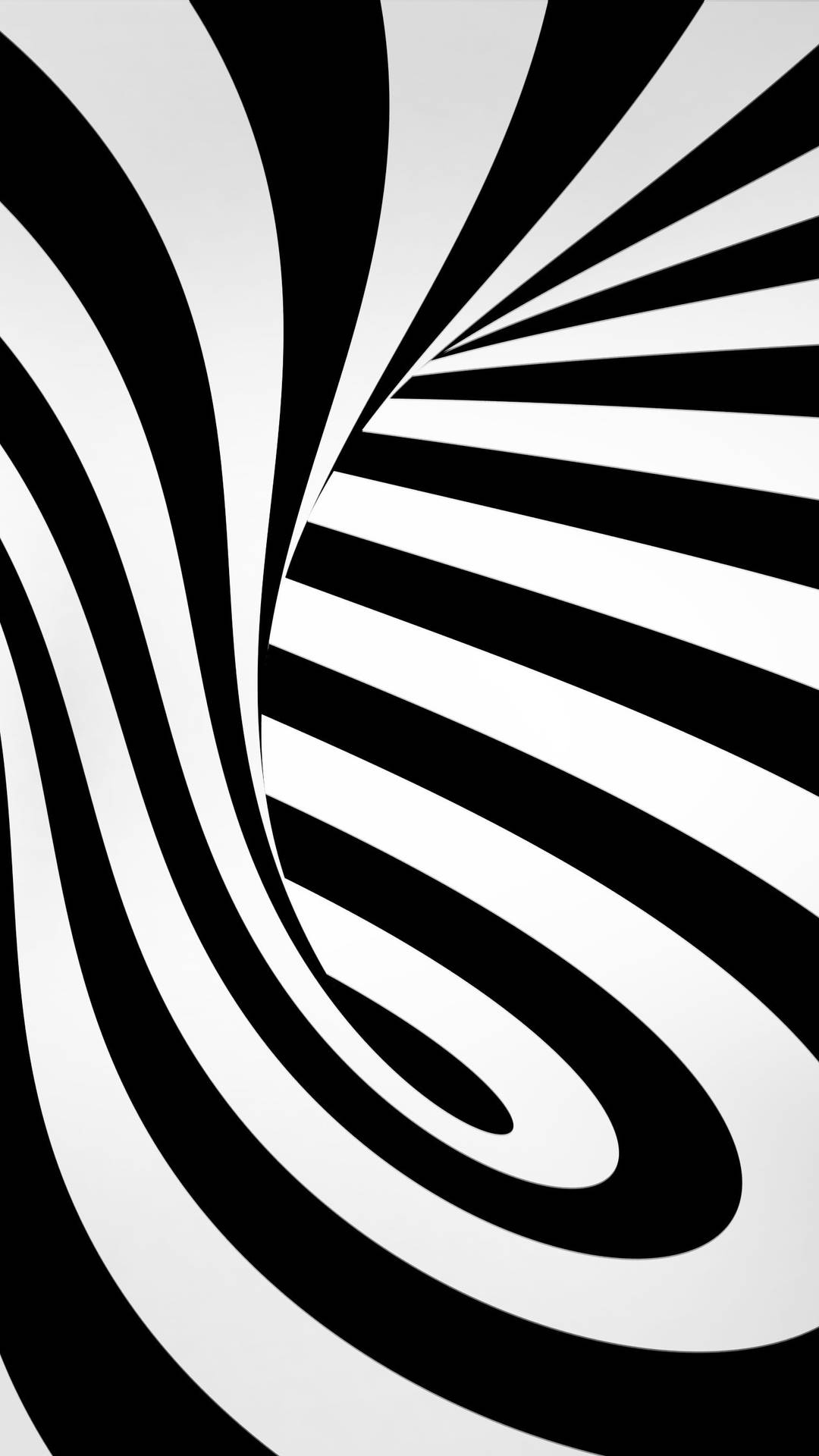 Black And White Swirl Mobile 3d Wallpaper