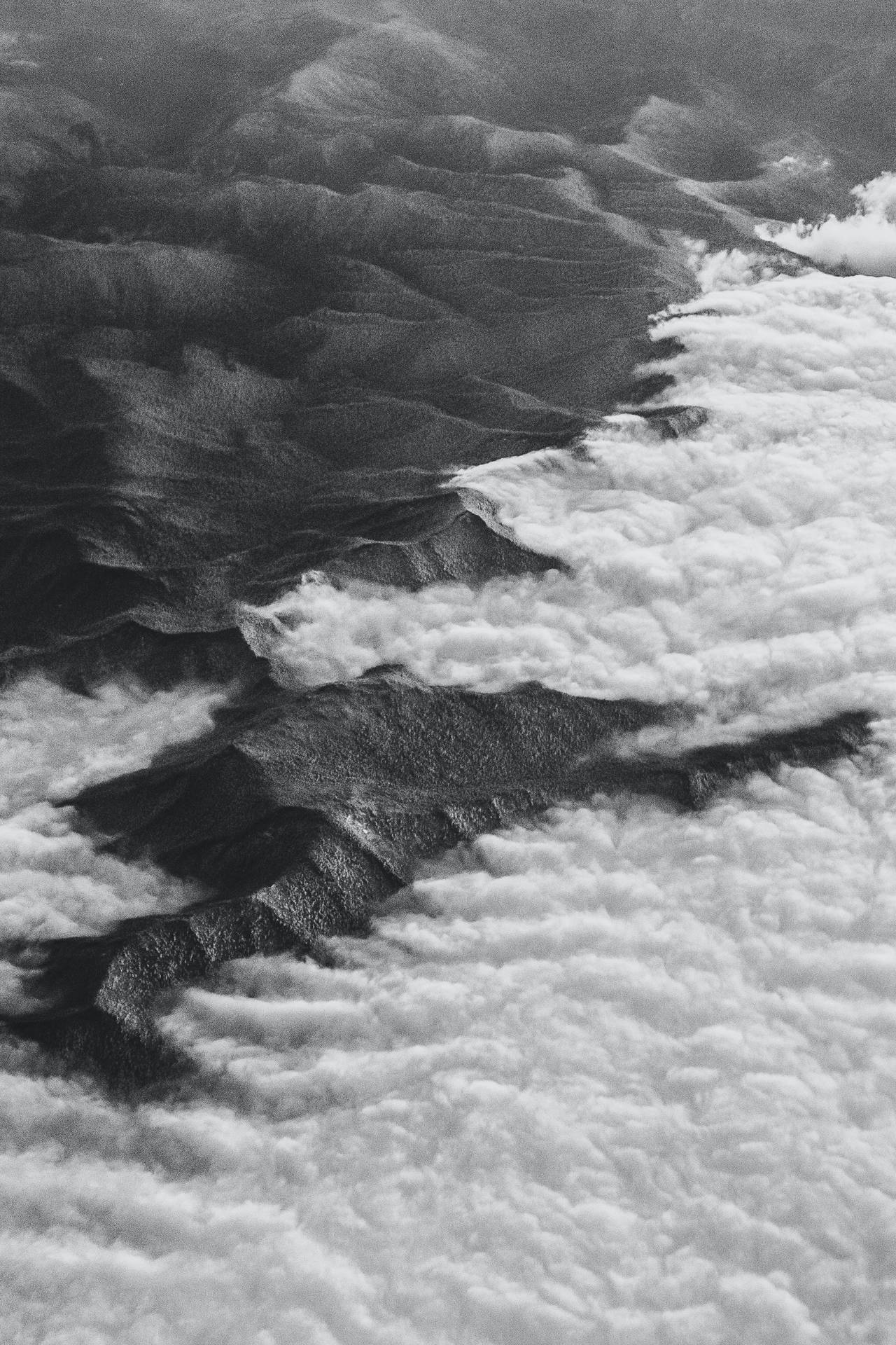 Majestic Black Cloud Over Iphone Wallpaper