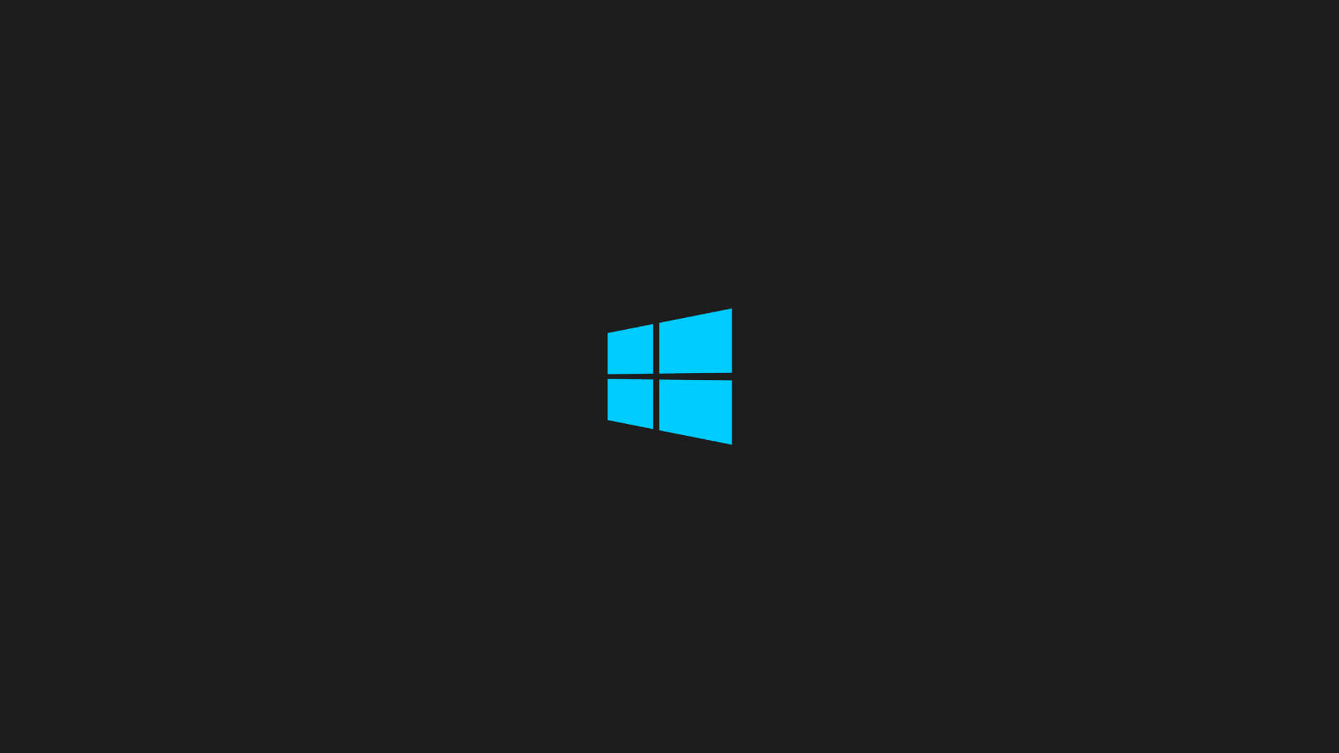 Windows Logo On A Black Background Wallpaper