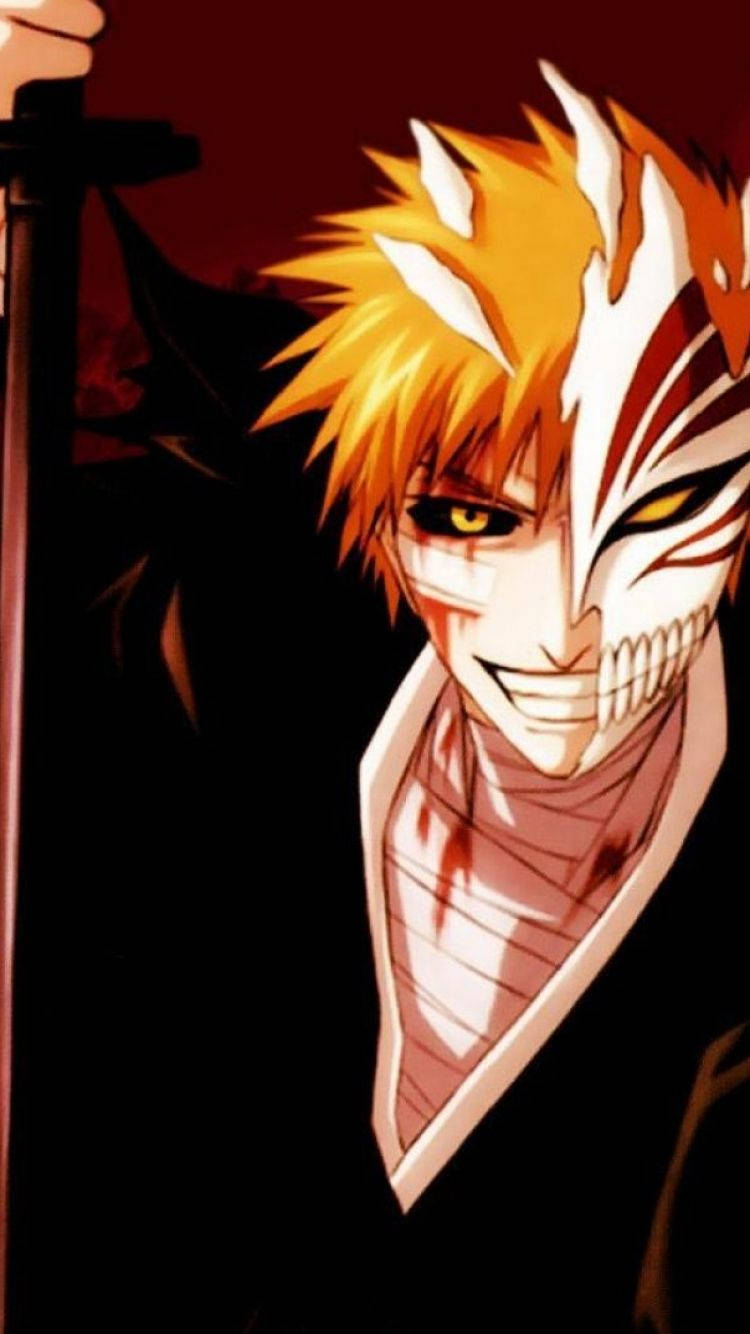 Ichigo, the Soul Reaper, in his Hollowfied form Wallpaper