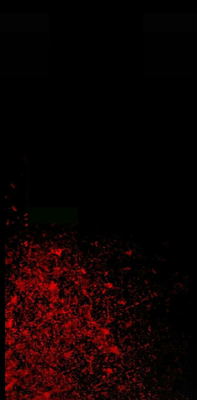 Red And Black Portrait Blood Splatter Background