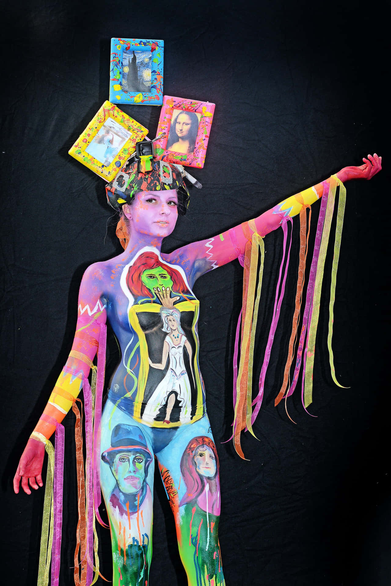 Body Painting Festival Colorful Paintings Picture