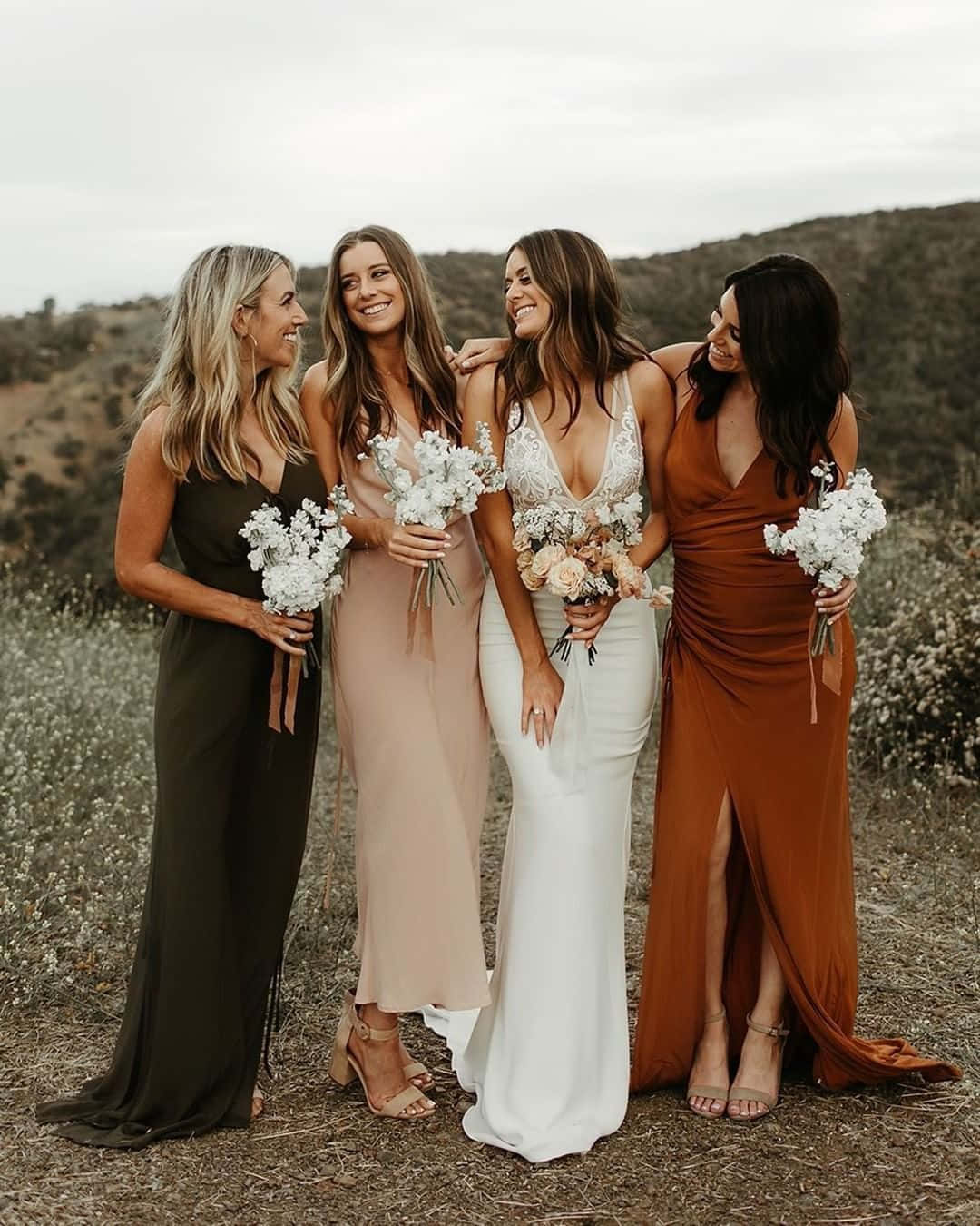 Bride With Three Bridesmaids Picture