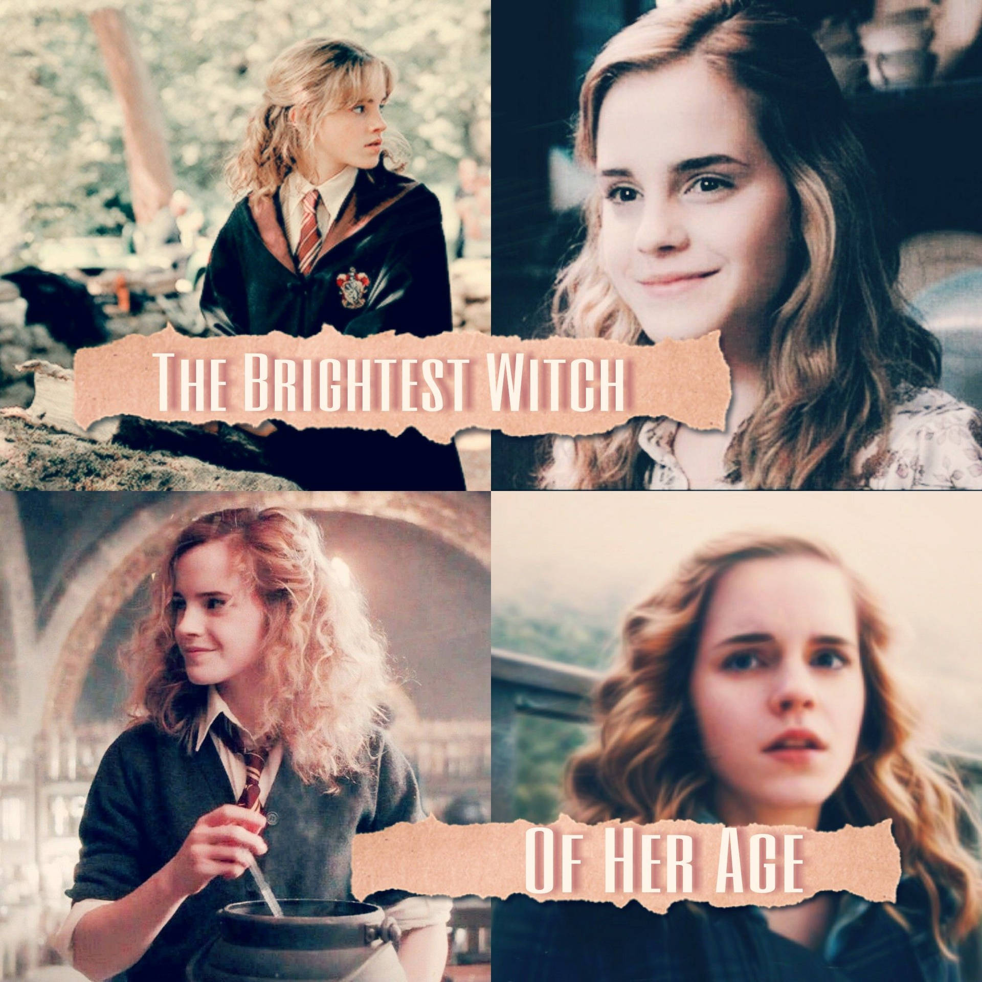 Hermione Granger - the brightest witch of her age Wallpaper