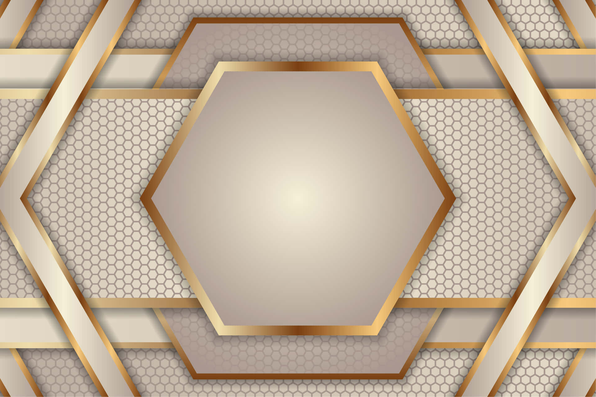 Elegant Brown Geometric Pattern Wallpaper Wallpaper