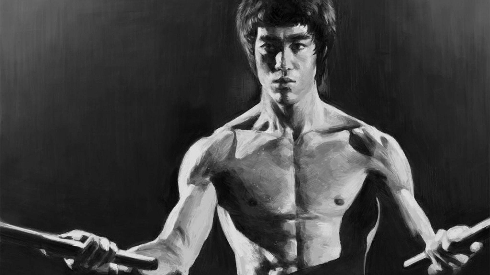 Bruce Lee inspiring a generation Wallpaper