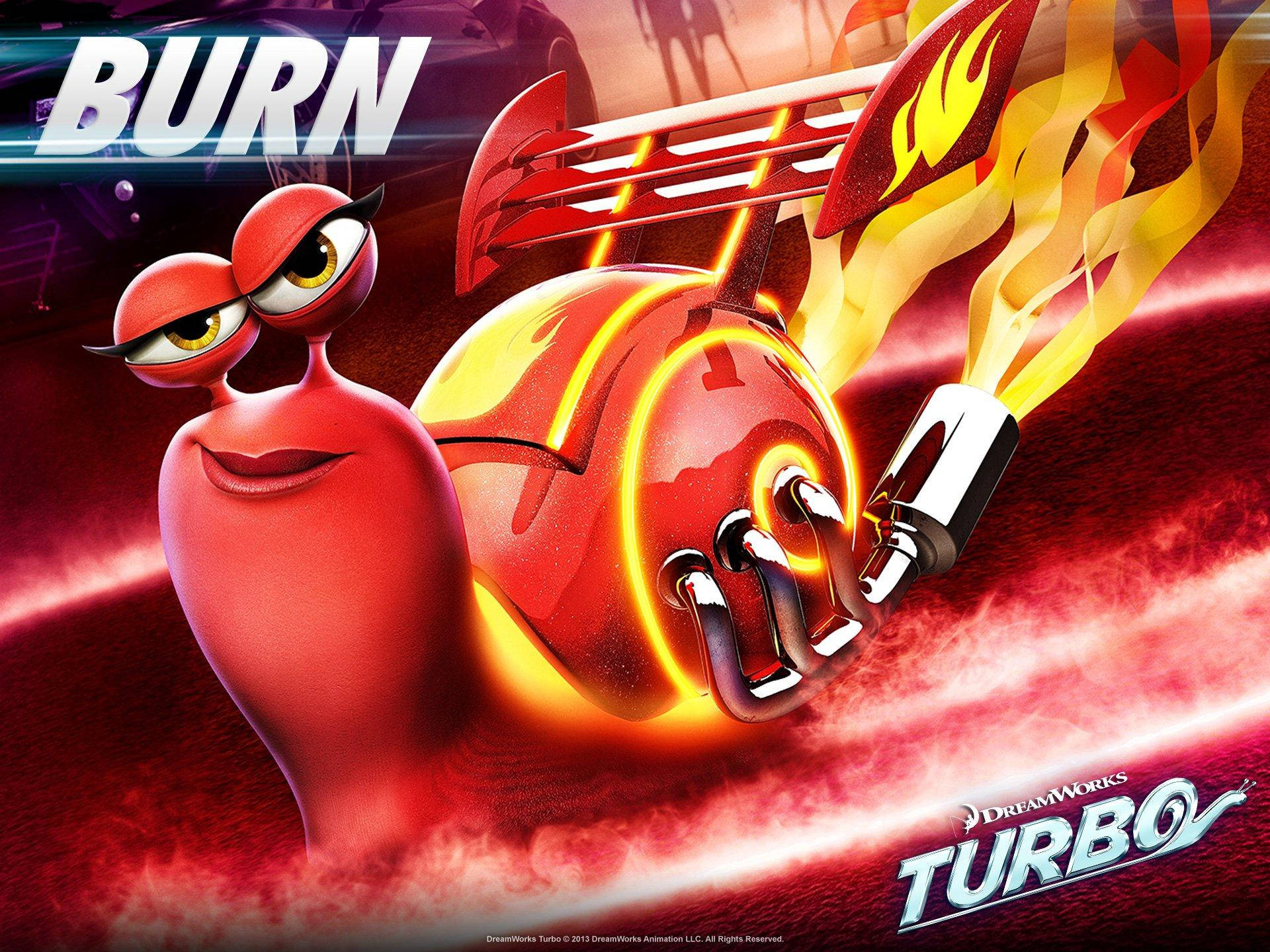 Burn Poster Turbo Film Wallpaper