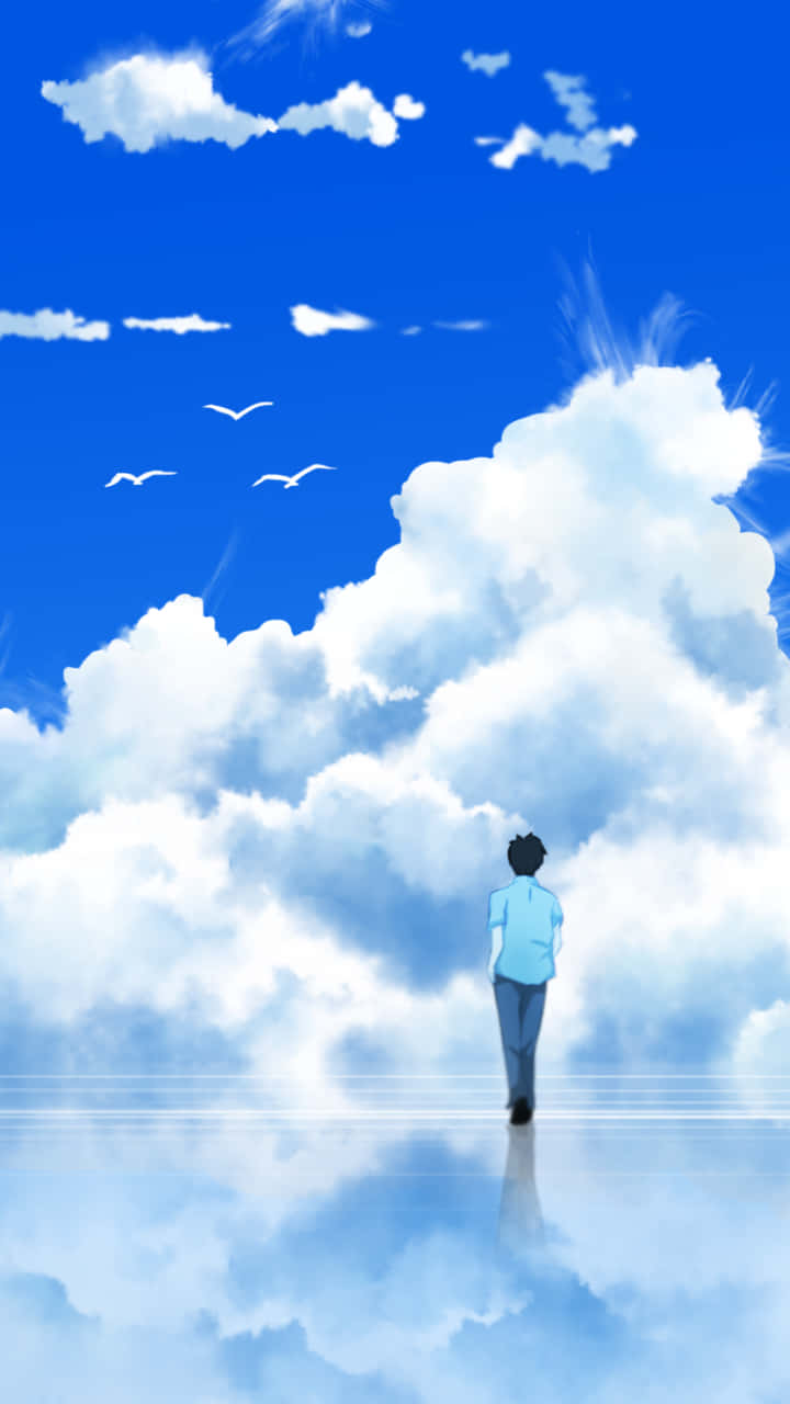 Serene Anime Landscape Wallpaper