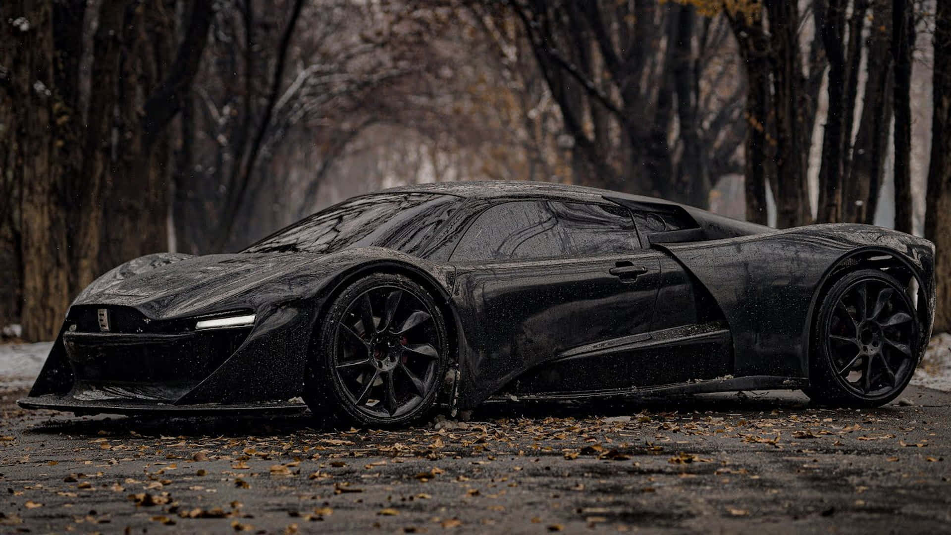 Black Super Car Picture