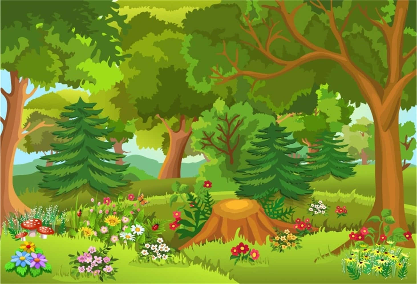Welcome to Cartoon Forest--a magical world of adventure!