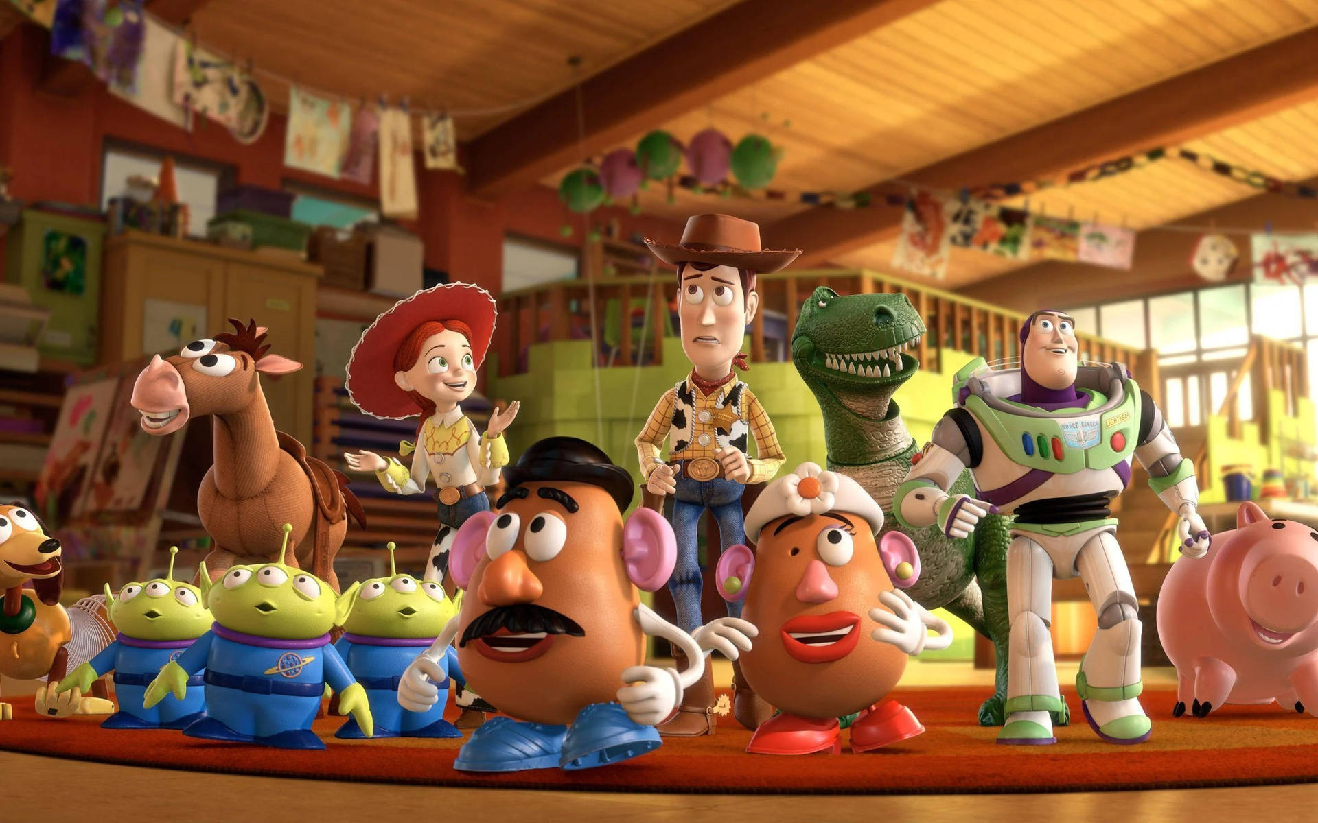 Cartoons Toy Story Characters Wallpaper