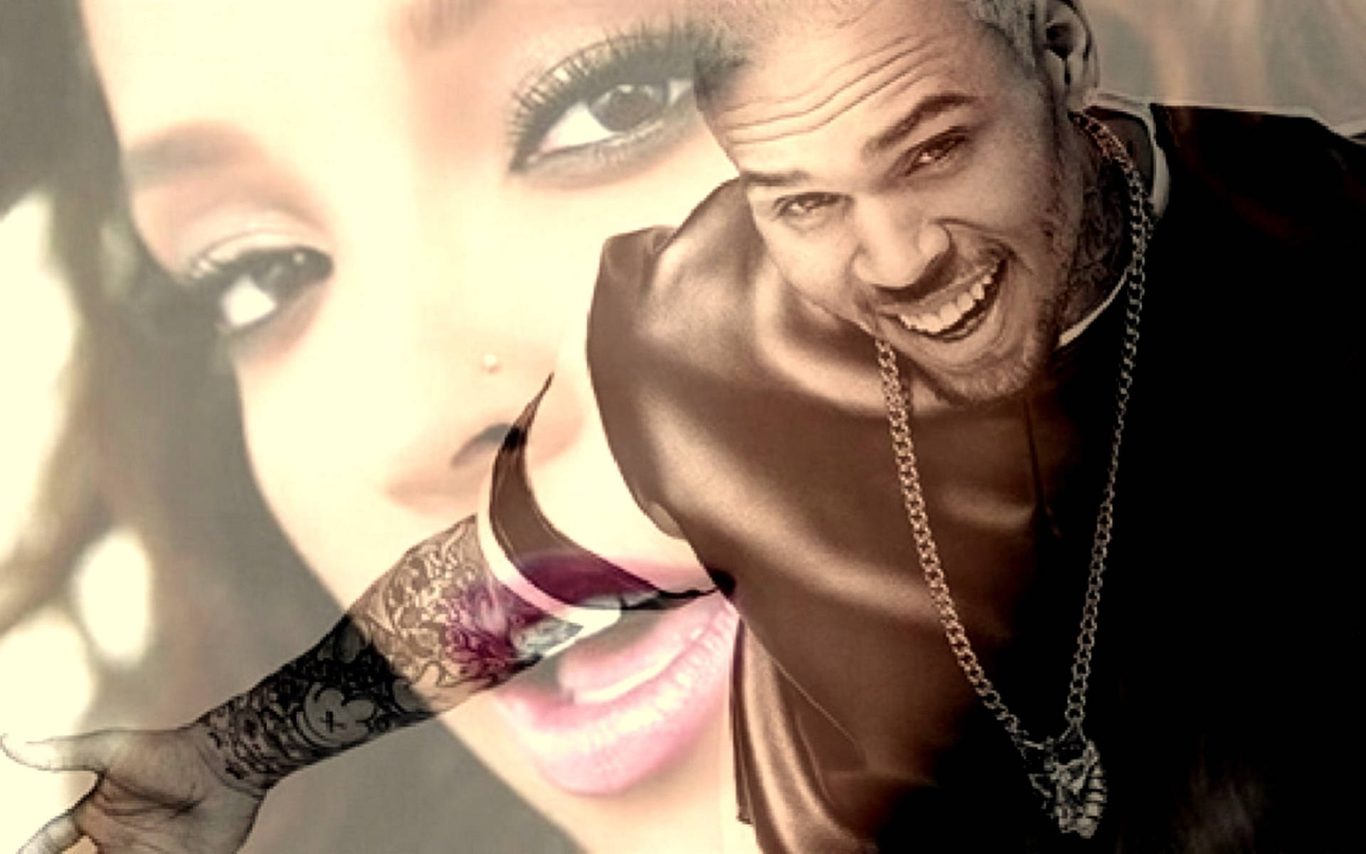 Chris Brown And Karrueche Tran Wallpaper