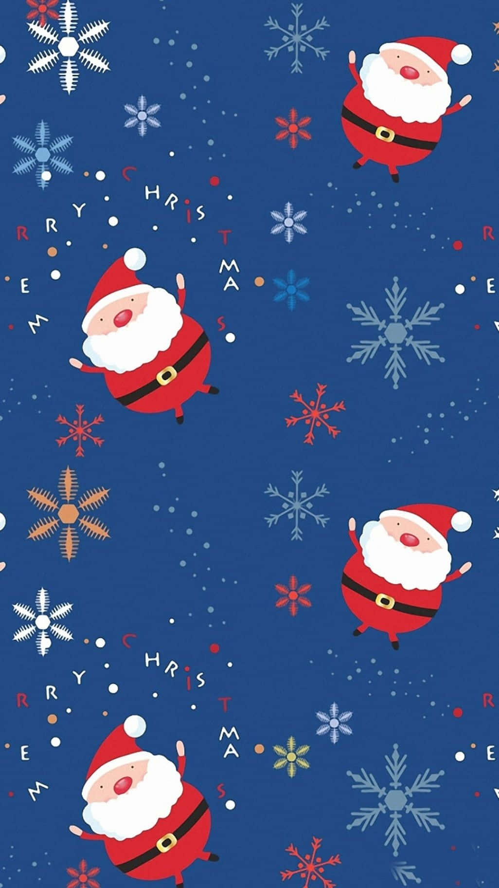 Festive Christmas Pattern Wallpaper