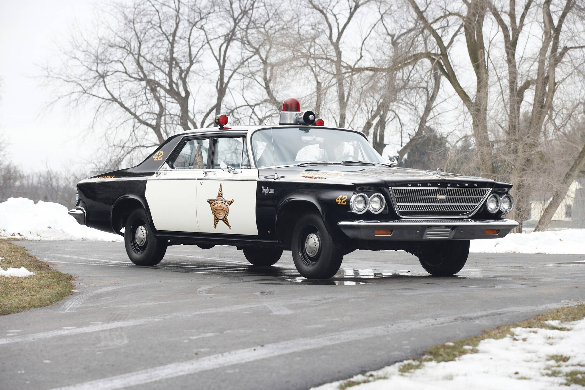 Official Chrysler Sheriff Patrol Car Wallpaper