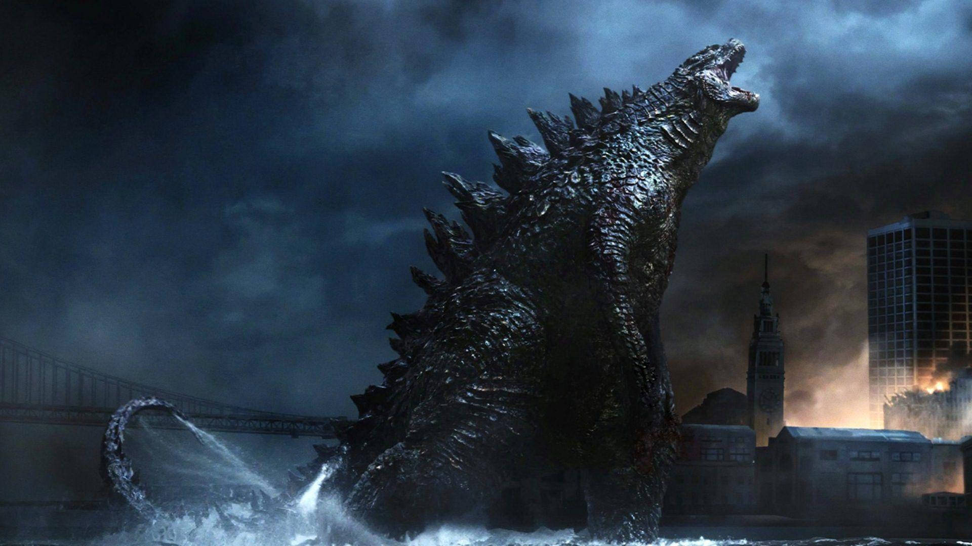 "Godzilla Raids a City" Wallpaper