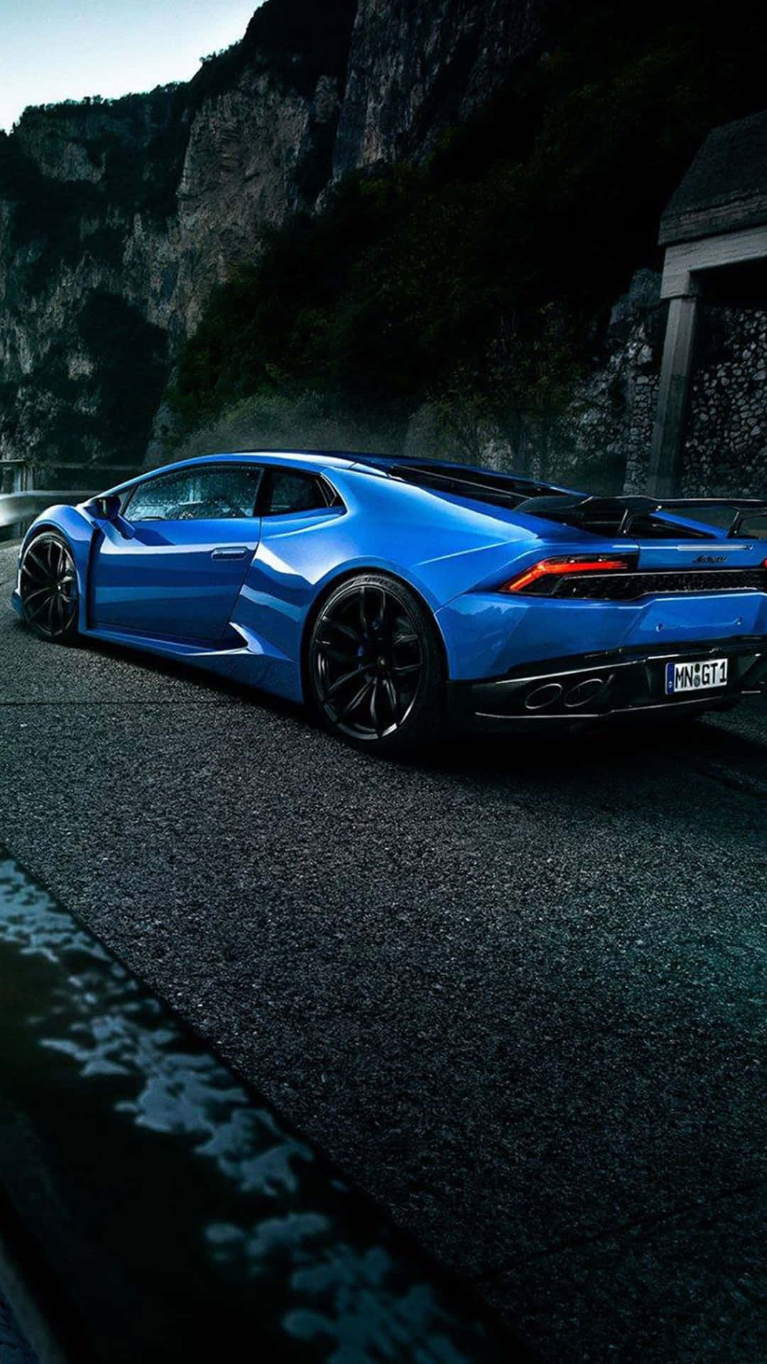 Cool Blue Lamborghini Car Picture