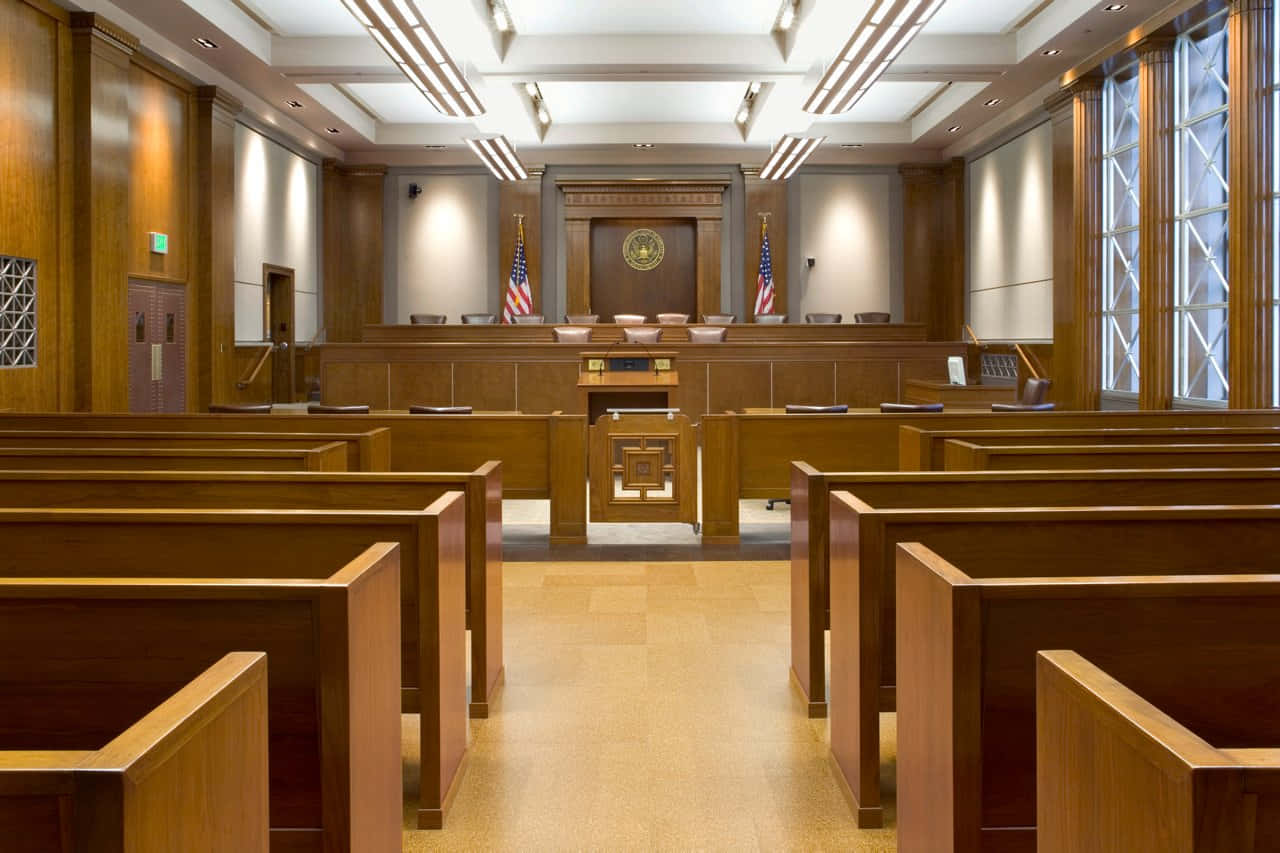 Renovated Seattle City Courtroom Background