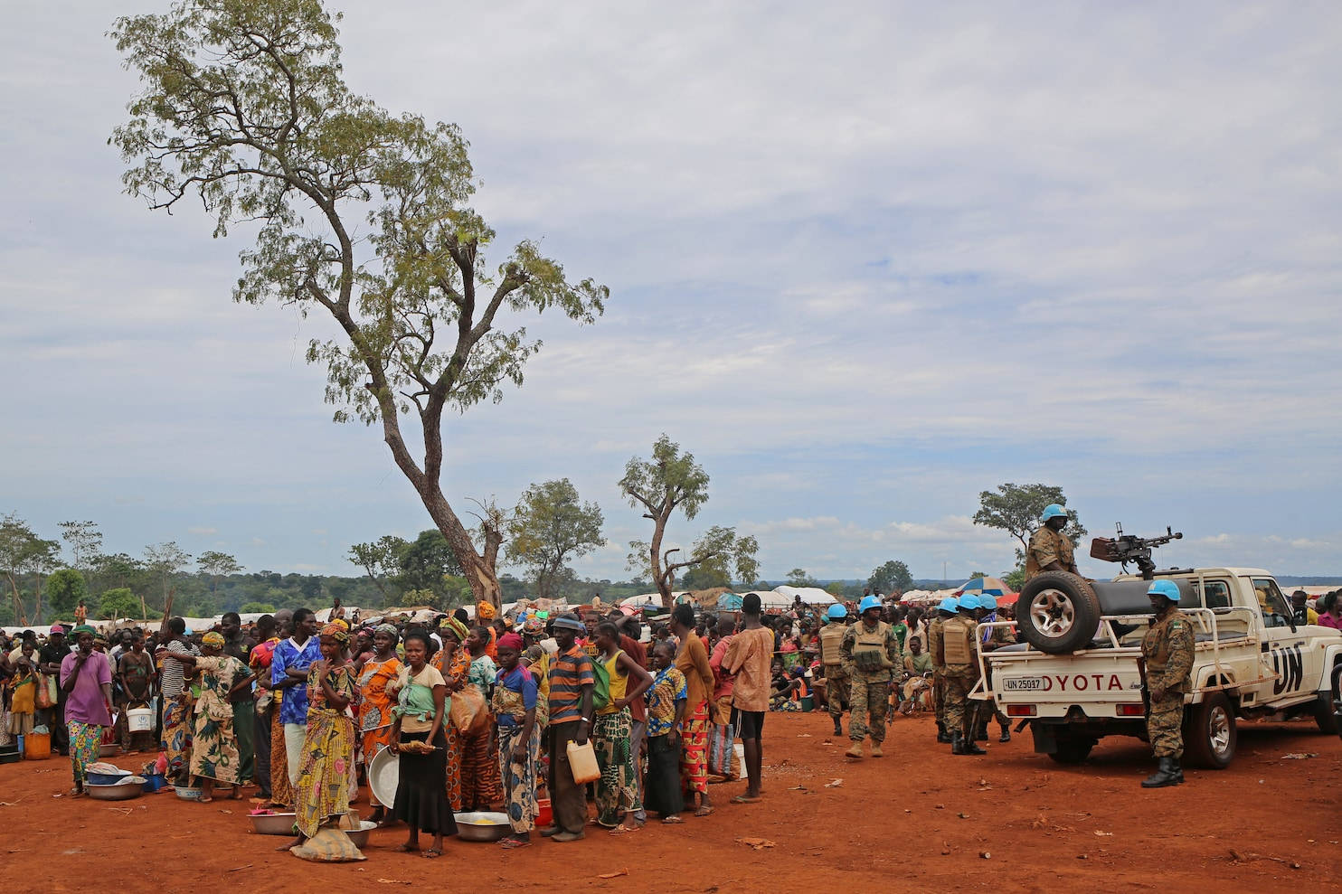 Crowd In Central African Republic Wallpaper
