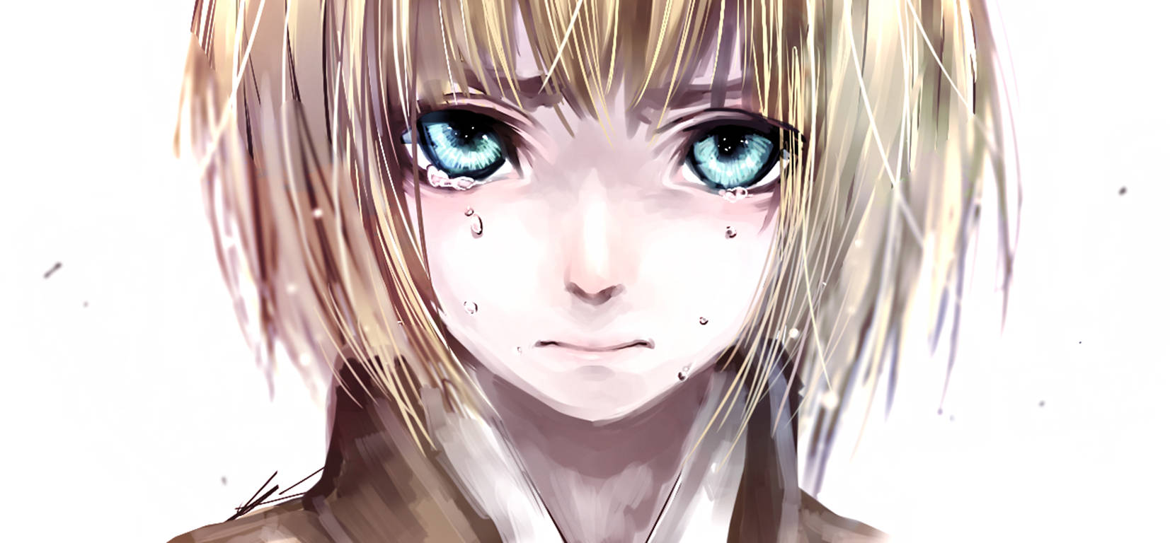 Crying Armin Arlert Wallpaper