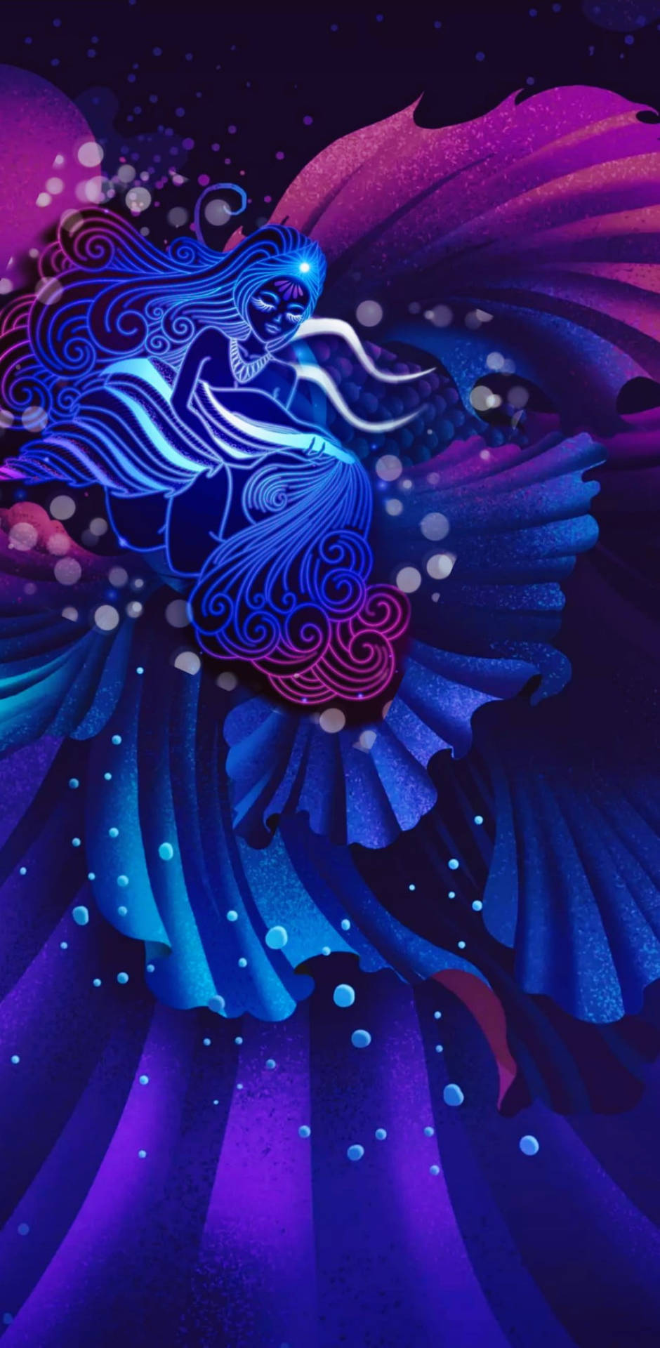 Ethereal Aquarius Beauty Wallpaper