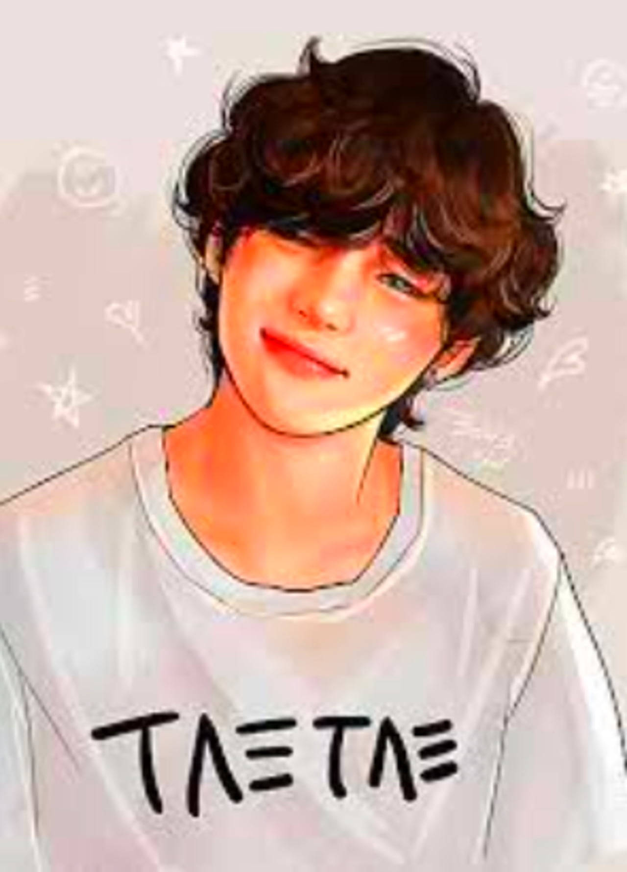 Cute Bts Drawing Taehyung Anime  Wallpaper