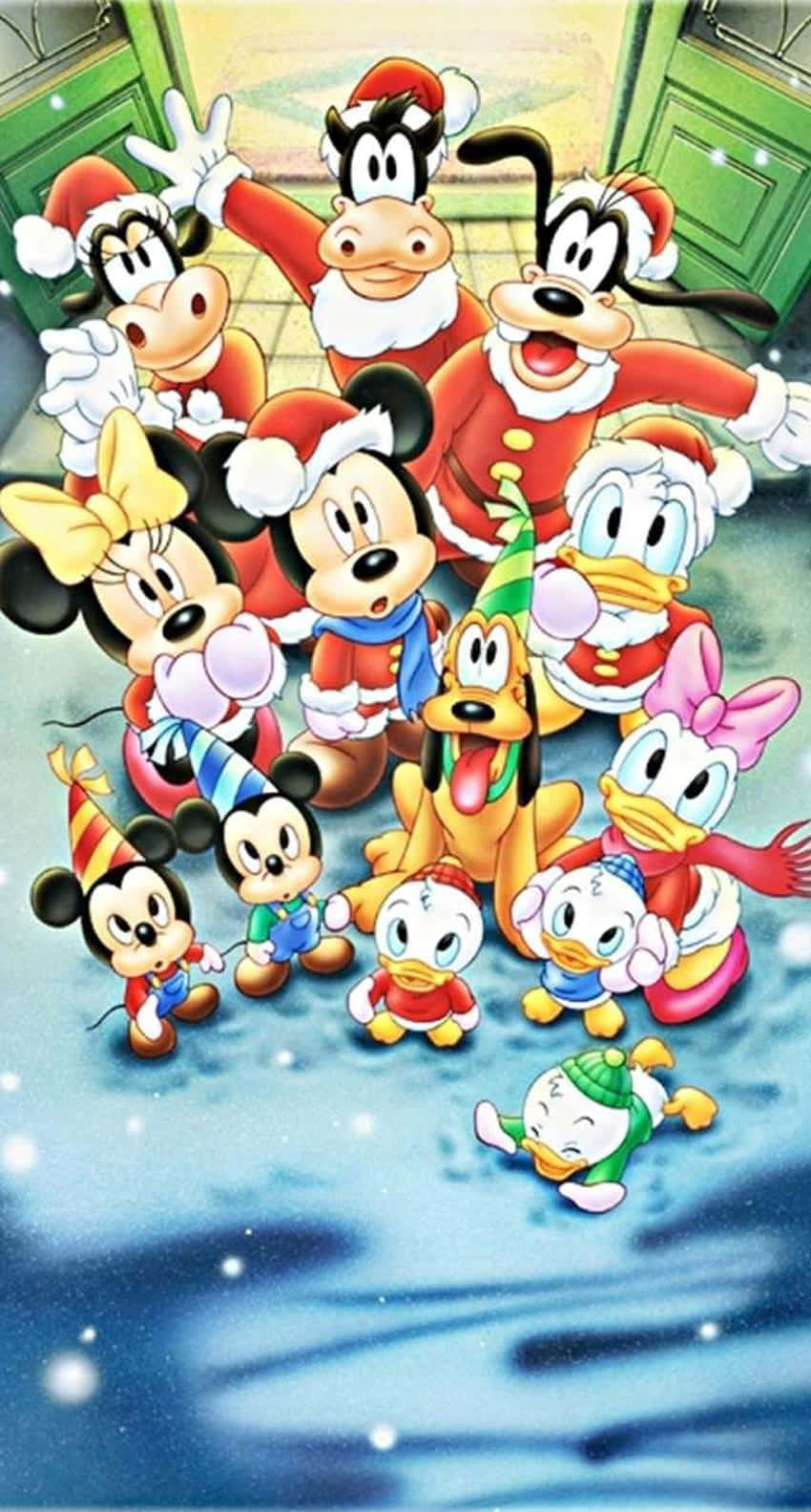 "Magical Christmas with Mickey Mouse and Friends" Wallpaper