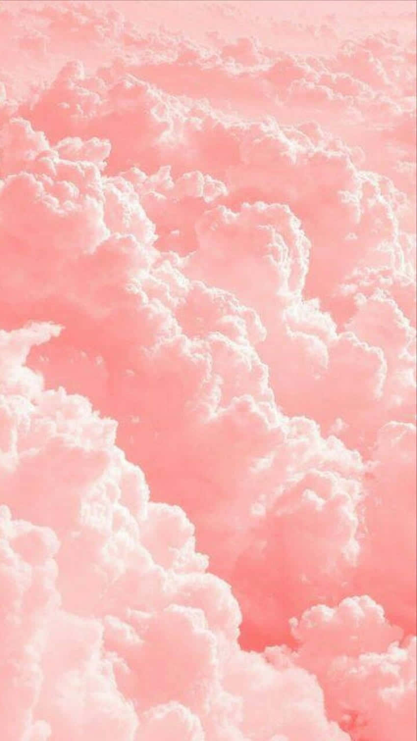 Cute Pink Clouds Wallpaper