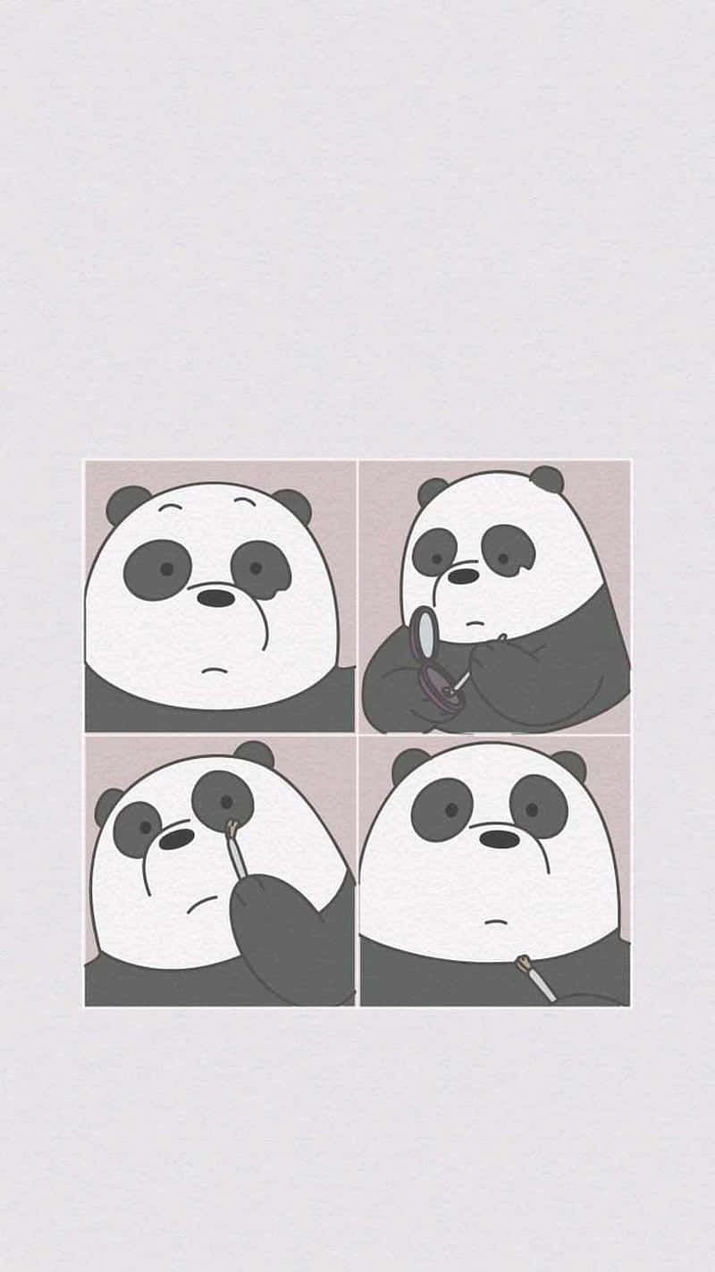 Cute We Bare Bears Panda Wallpaper