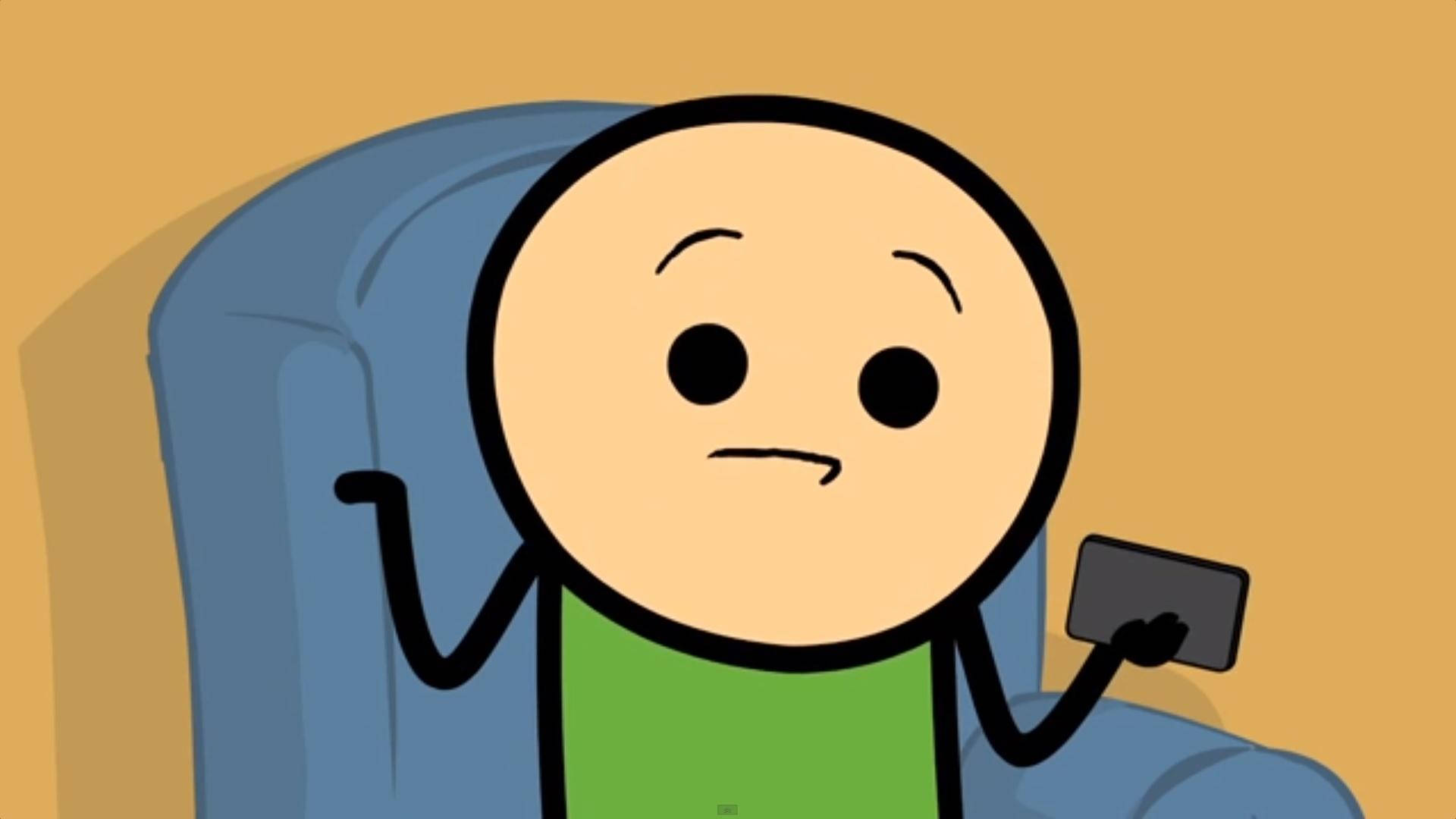 Cyanide And Happiness Shrug Wallpaper