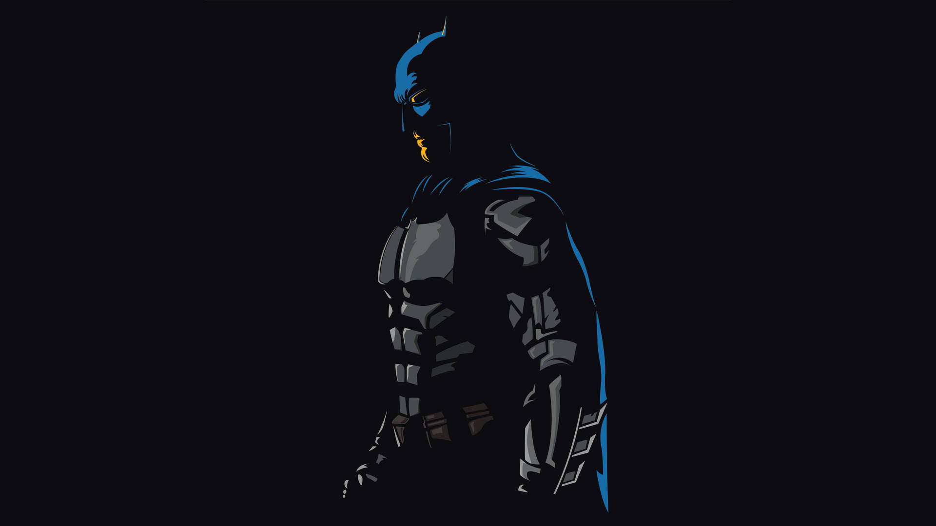DC Comics Batman Blue Cloak Wallpaper
