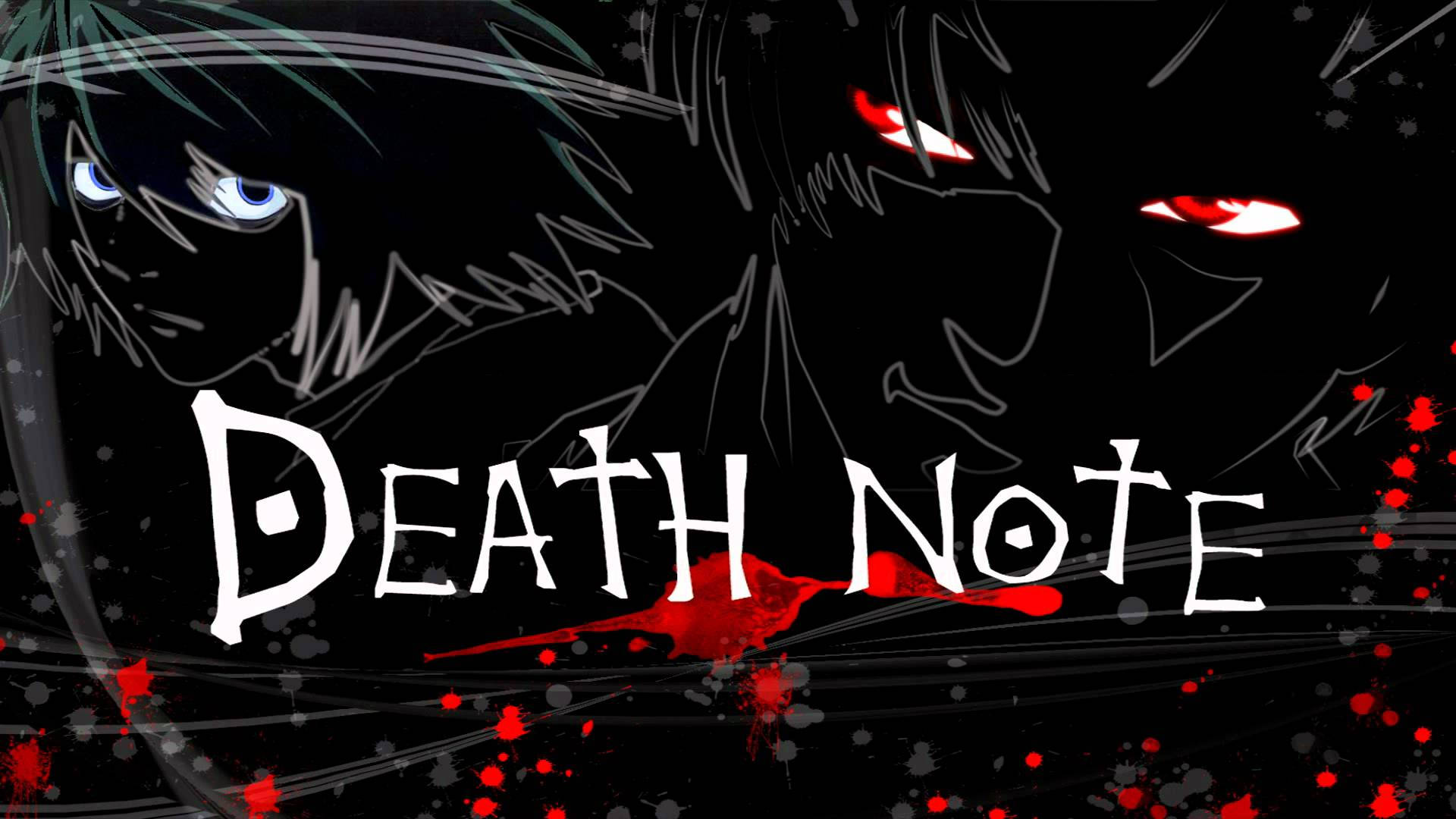 "Light&L Eye-to-Eye in Death Note" Wallpaper