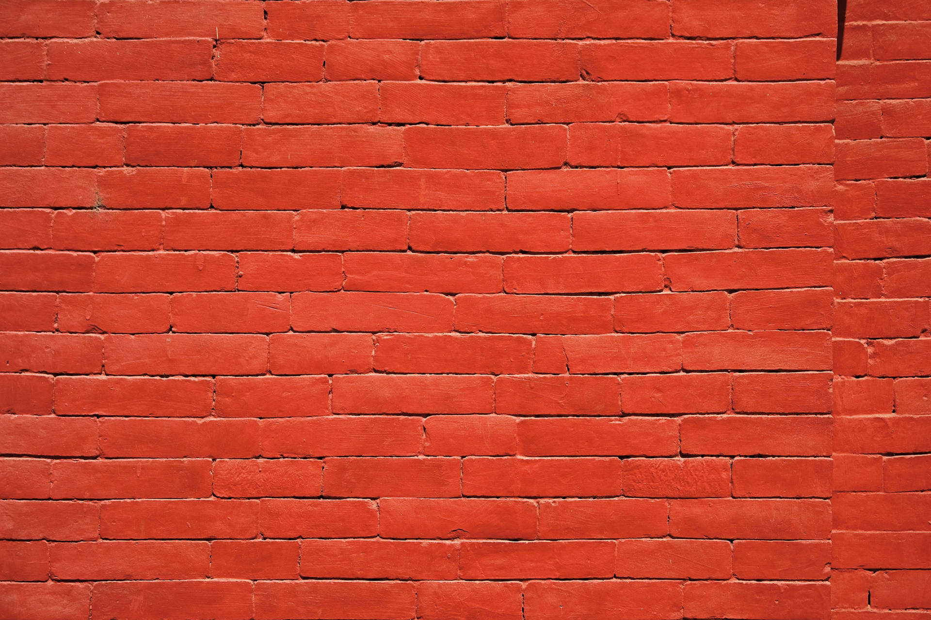 Deep Crimson Red Brick Texture Wallpaper