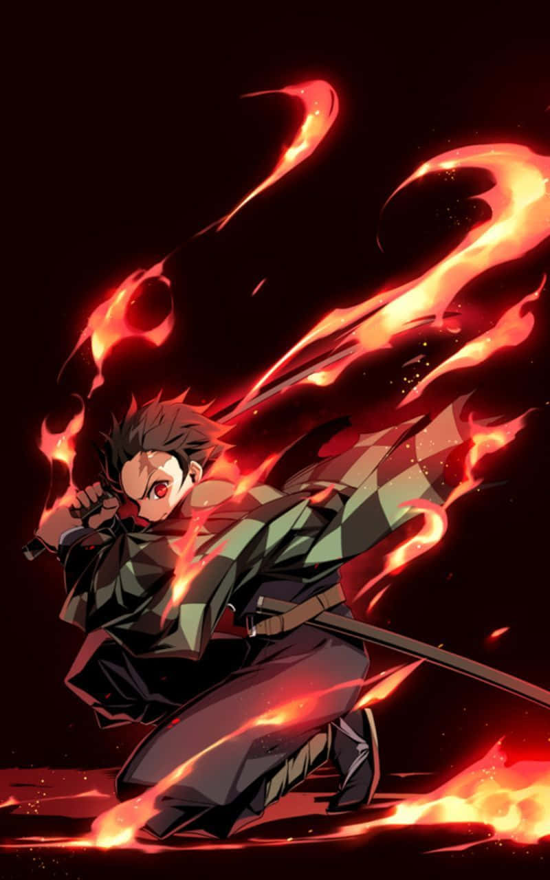 Slay The Opponent With Ease By Playing Demon Slayer On Ipad. Wallpaper