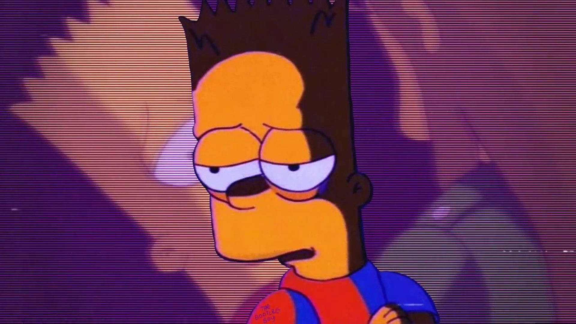 Depressed And Sad Bart Simpsons Wallpaper