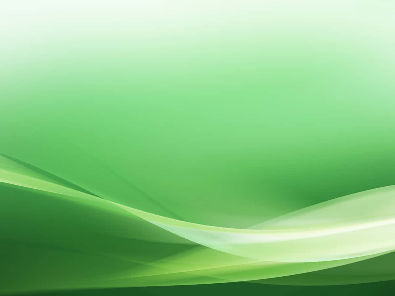 green abstract background with wavy lines