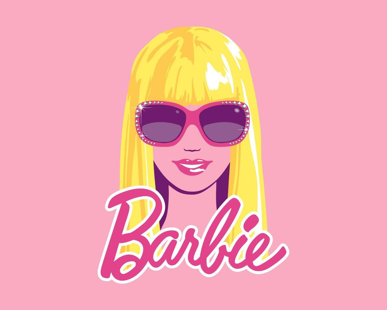 "Make a Statement With Digital Pop Art Barbie" Wallpaper