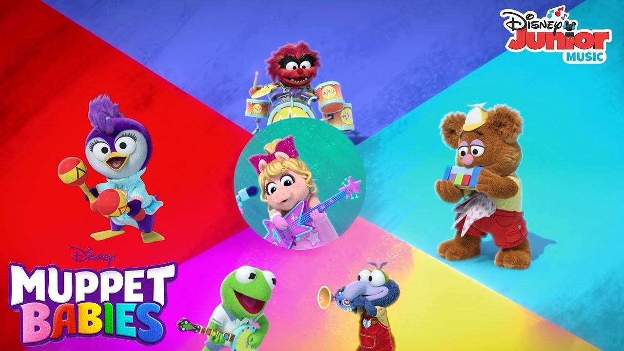 Disney Muppet Babies Musical Band Wallpaper