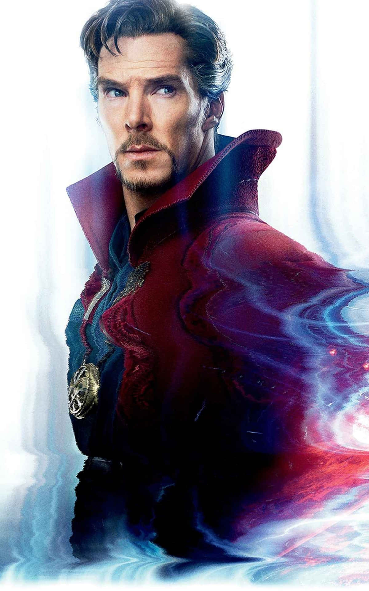 Doctor Strange using his mystic abilities to save the world