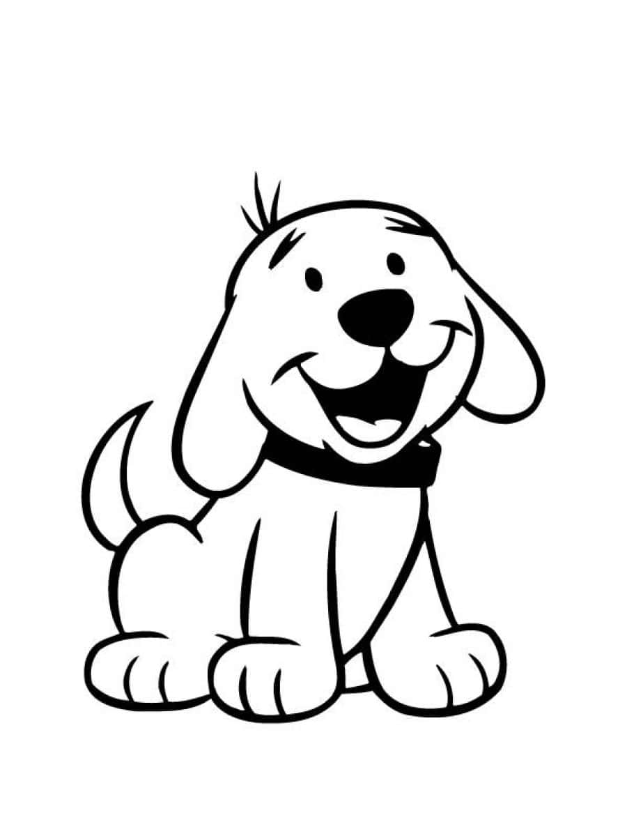 Clifford's Puppy Days Dog Coloring Picture