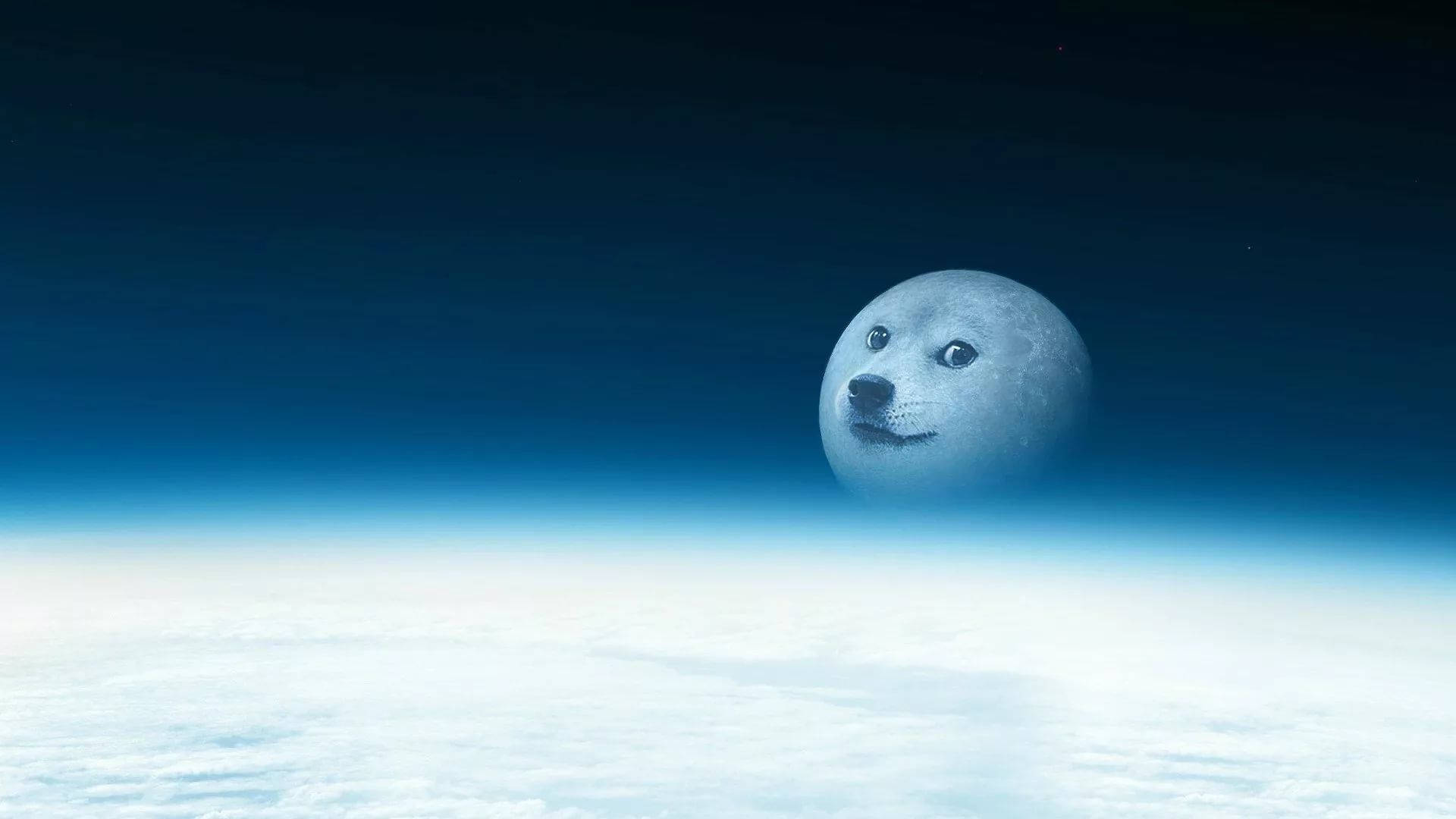 "The Dogemoon is real!" Wallpaper