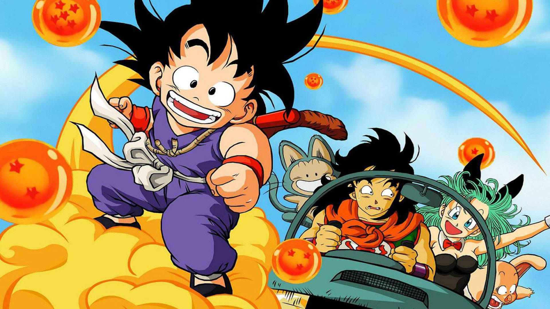 "Join us in the epic adventure of Dragon Ball!" Wallpaper
