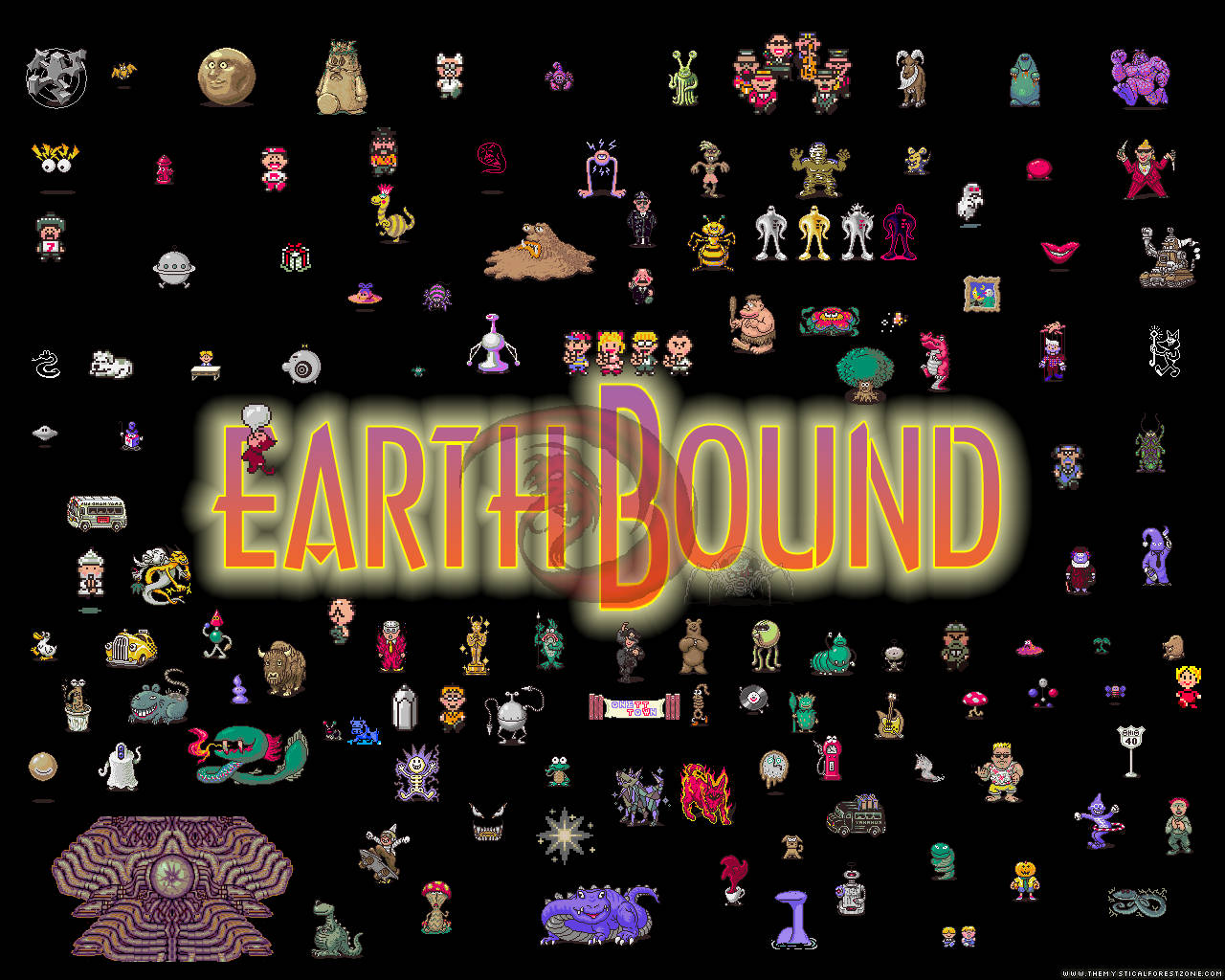 "The bonds between aliens and humans are indestructible - Earthbound" Wallpaper
