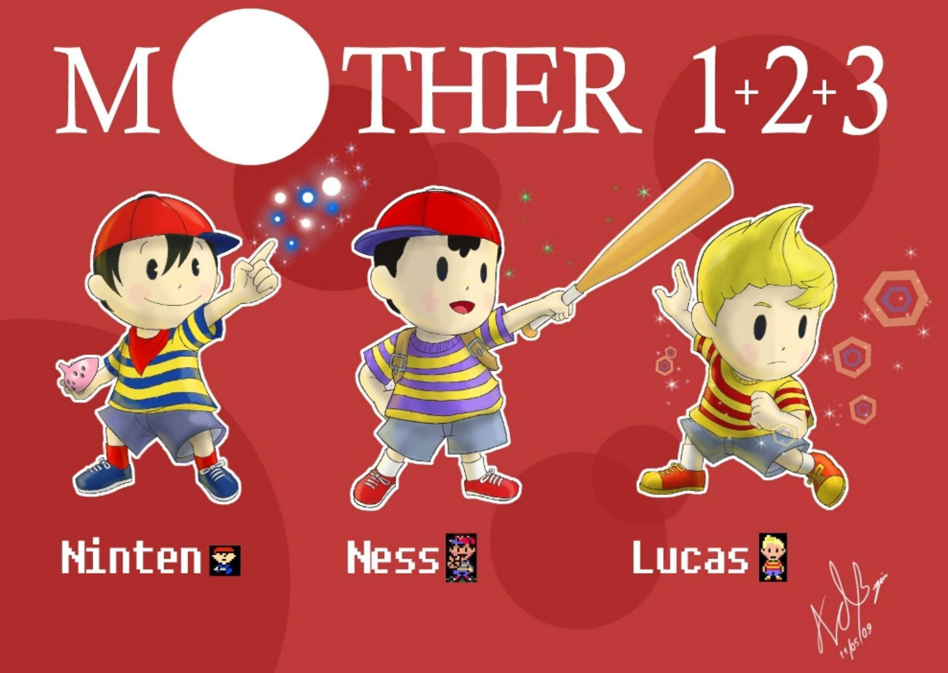 "Explore Your Inner Psyche - Experience Earthbound!" Wallpaper